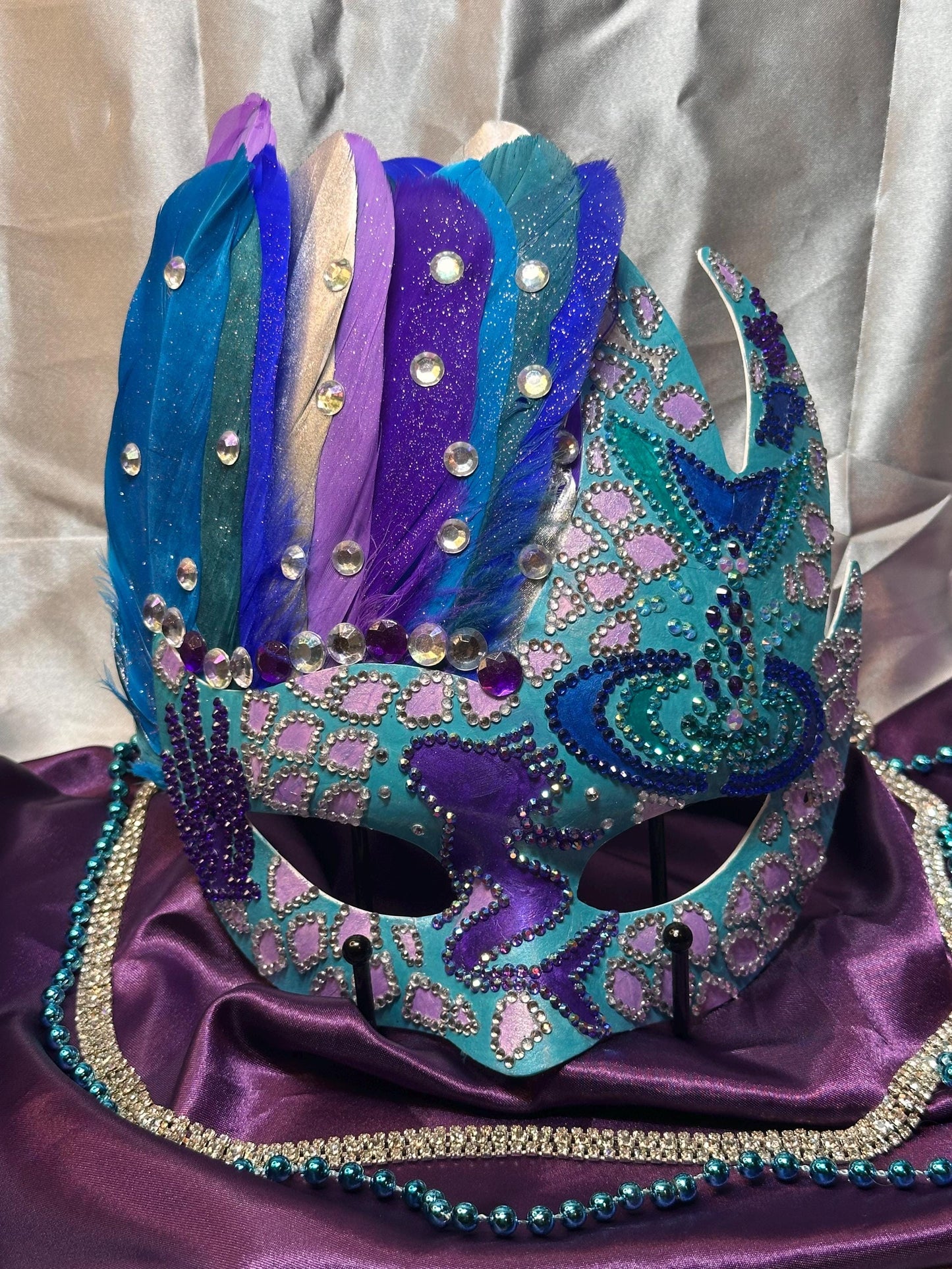 Feathered mask: Mermaid's Cove