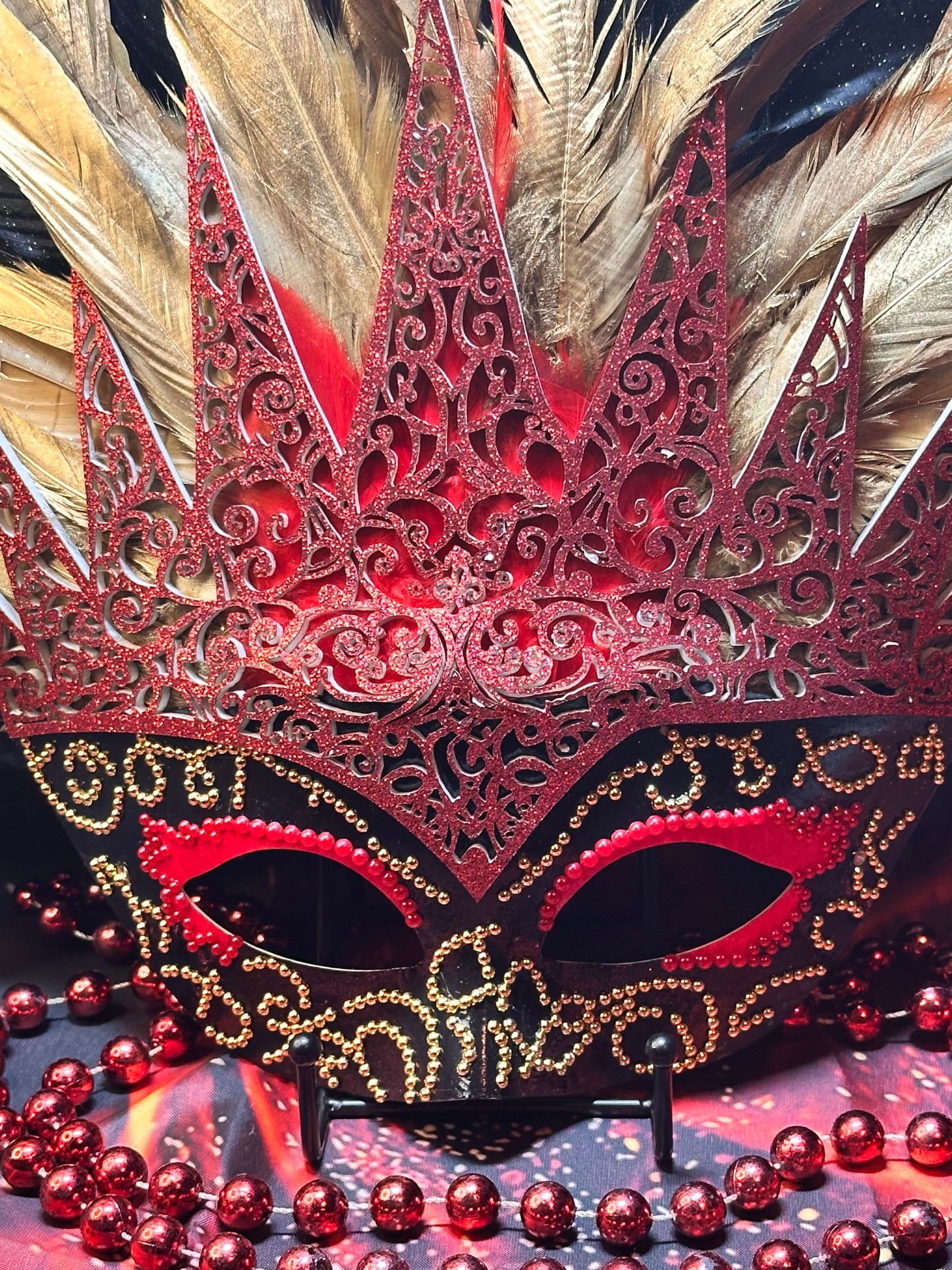 Vegas-style masquerade mask: The Tenth Circle
