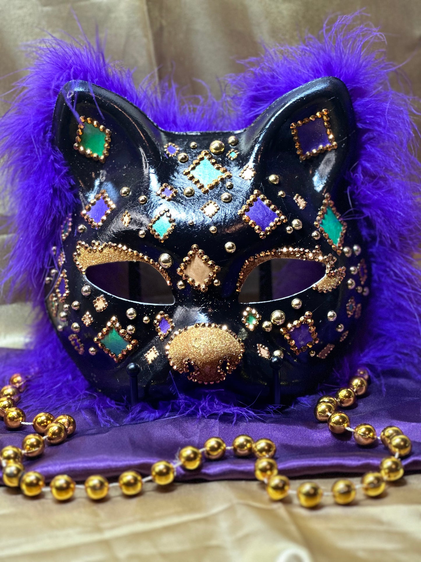 Mardi Gras Mask: Mardi Gras Meow