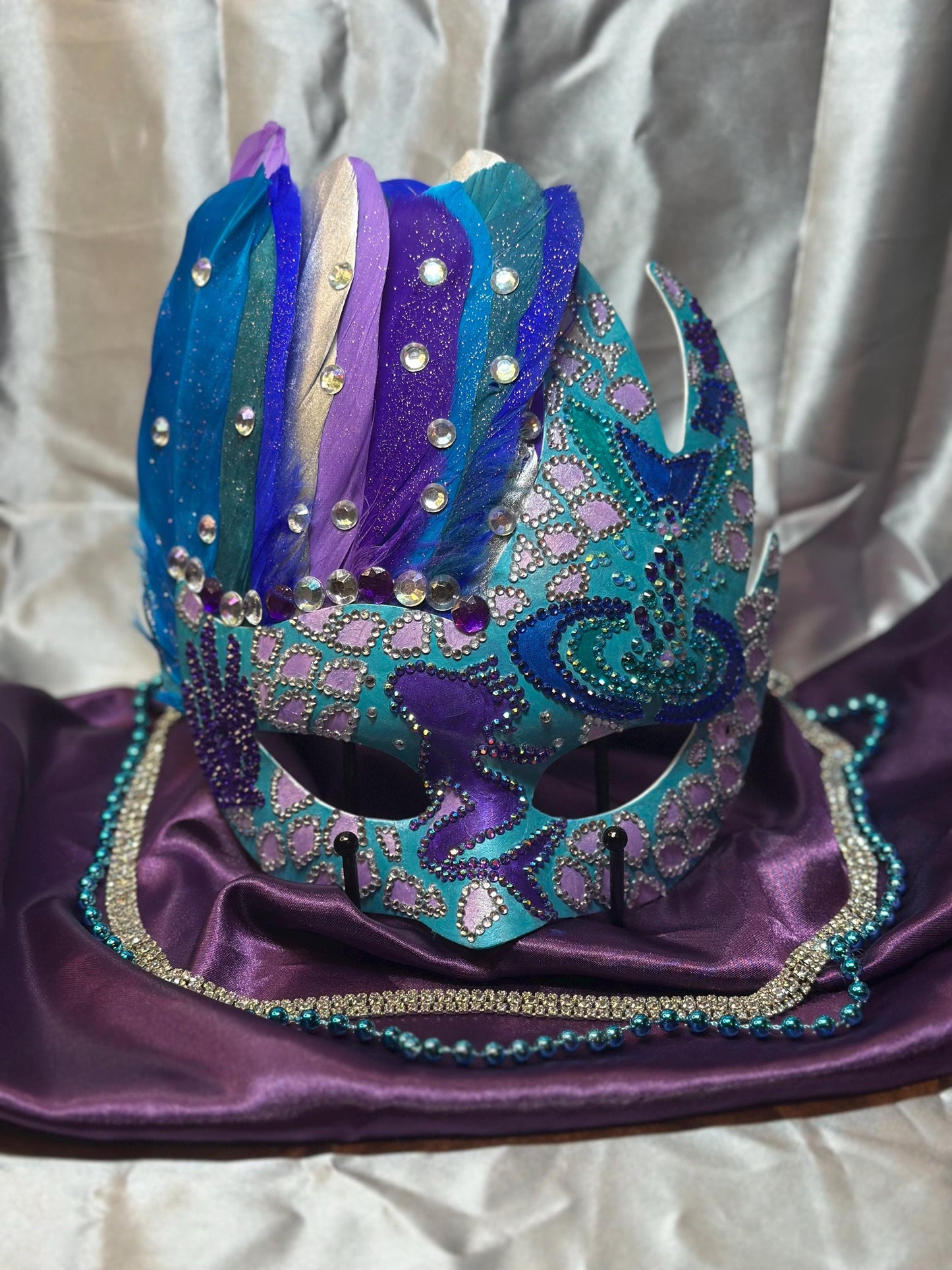 Feathered mask: Mermaid's Cove