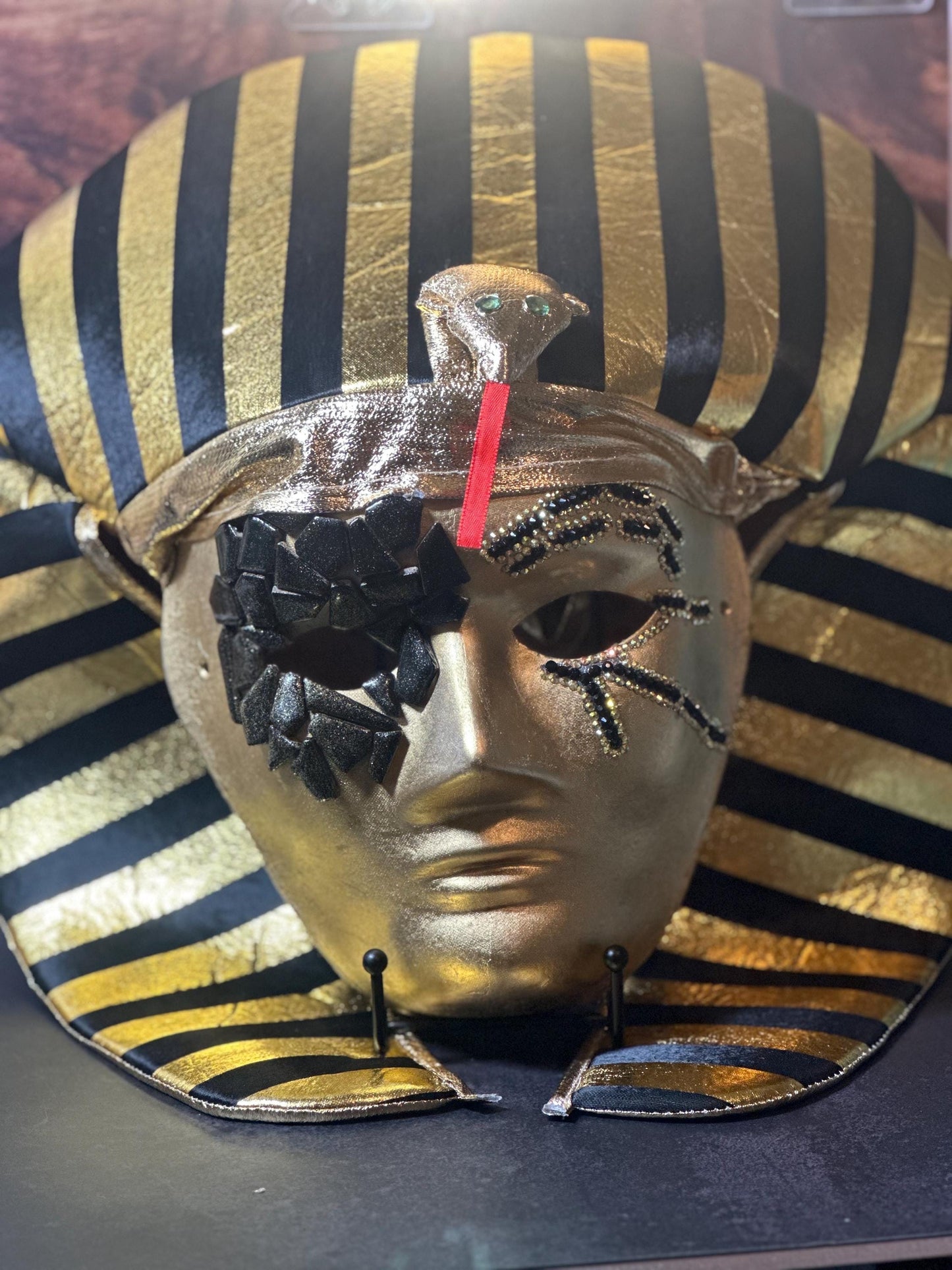 Rameses Mask with Hat Topper Option