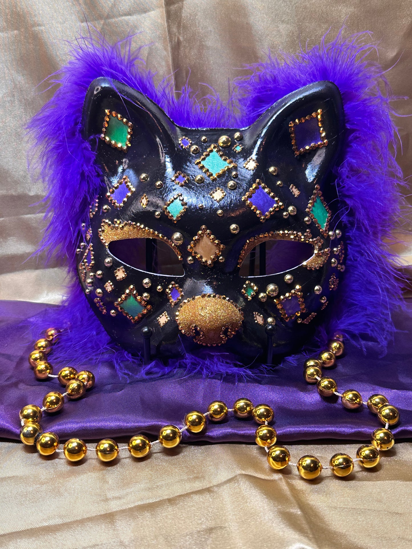 Mardi Gras Mask: Mardi Gras Meow