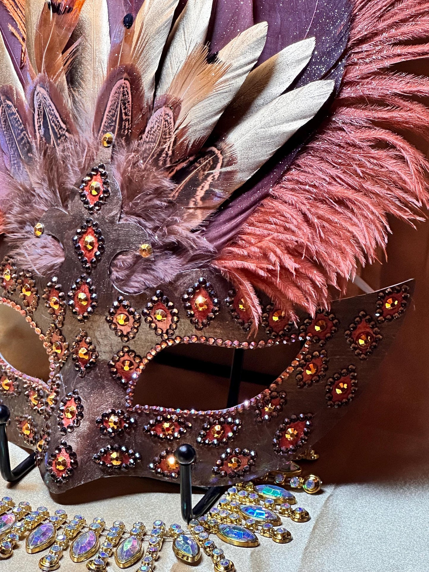 Feathered Earthen Goddess Mask