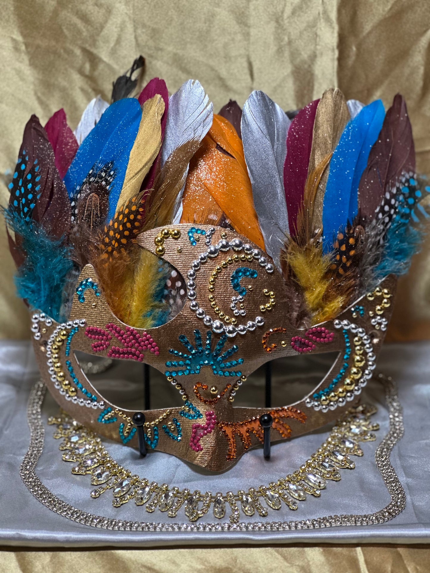 Feathered Mask: Bohemian Goddess