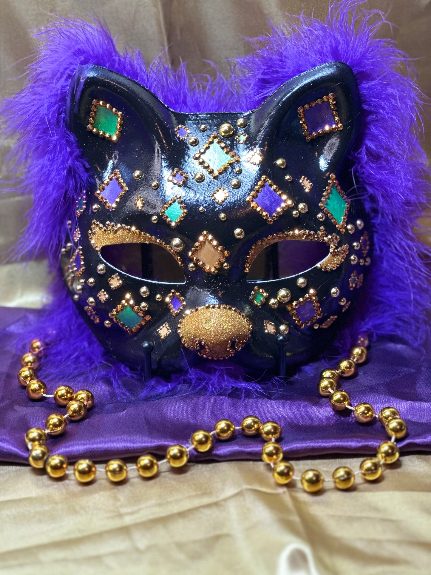 Mardi Gras Mask: Mardi Gras Meow