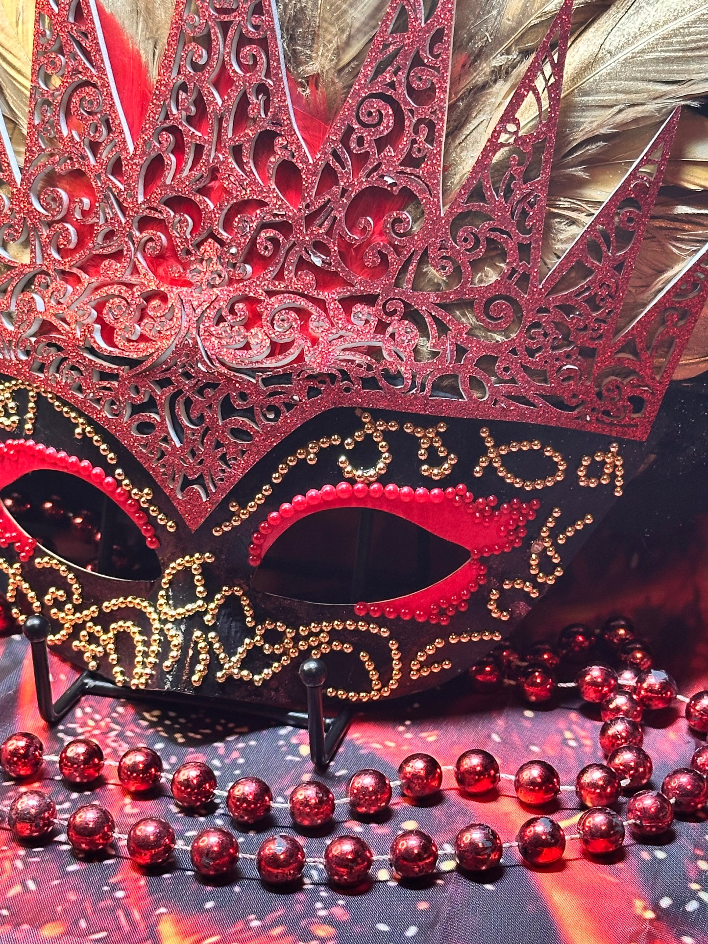 Vegas-style masquerade mask: The Tenth Circle