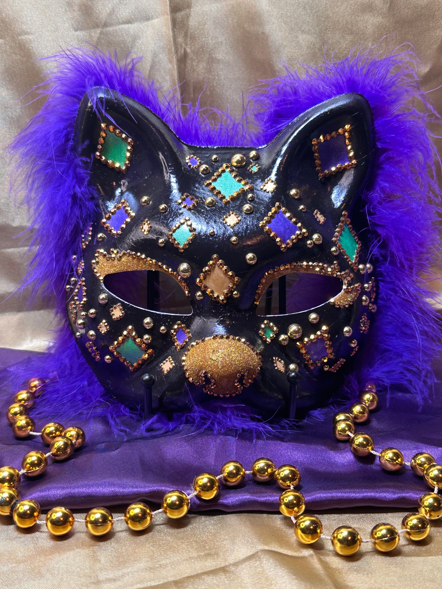 Mardi Gras Mask: Mardi Gras Meow