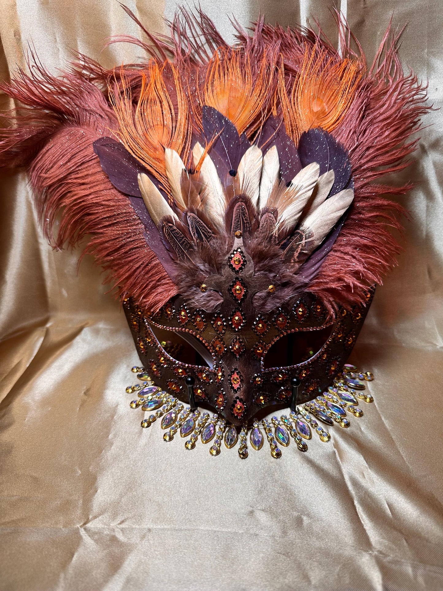 Feathered Earthen Goddess Mask