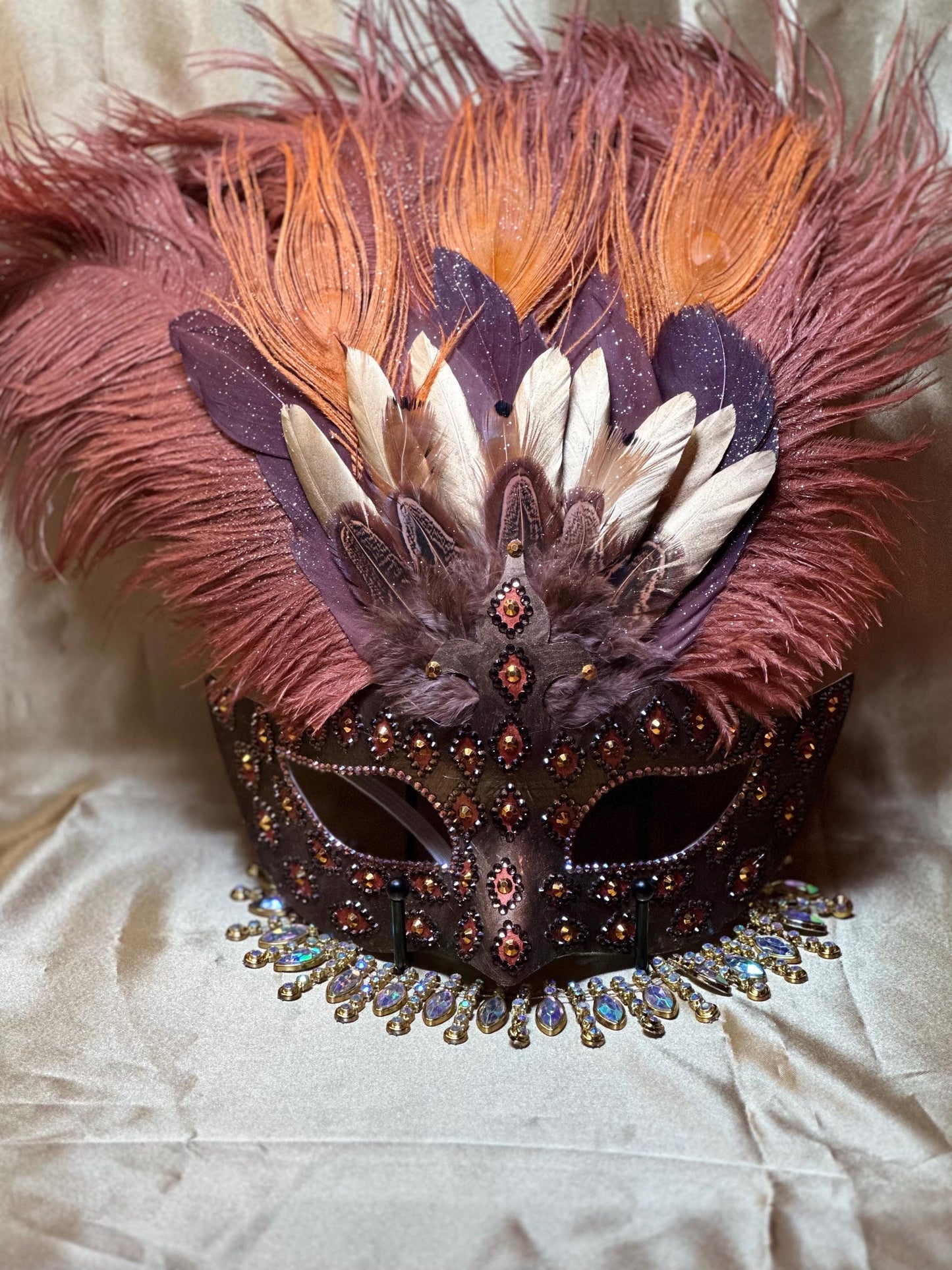 Feathered Earthen Goddess Mask
