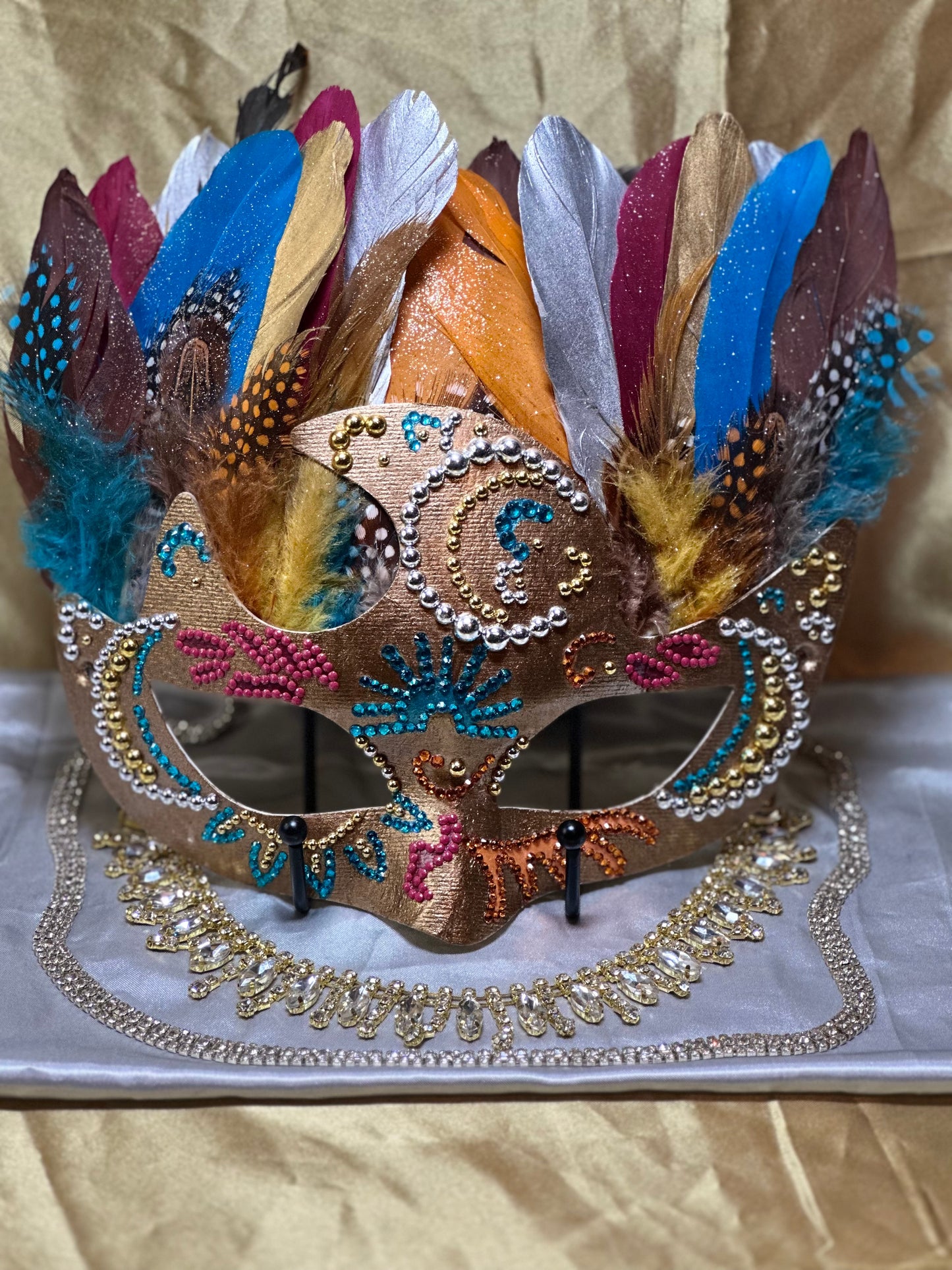 Feathered Mask: Bohemian Goddess
