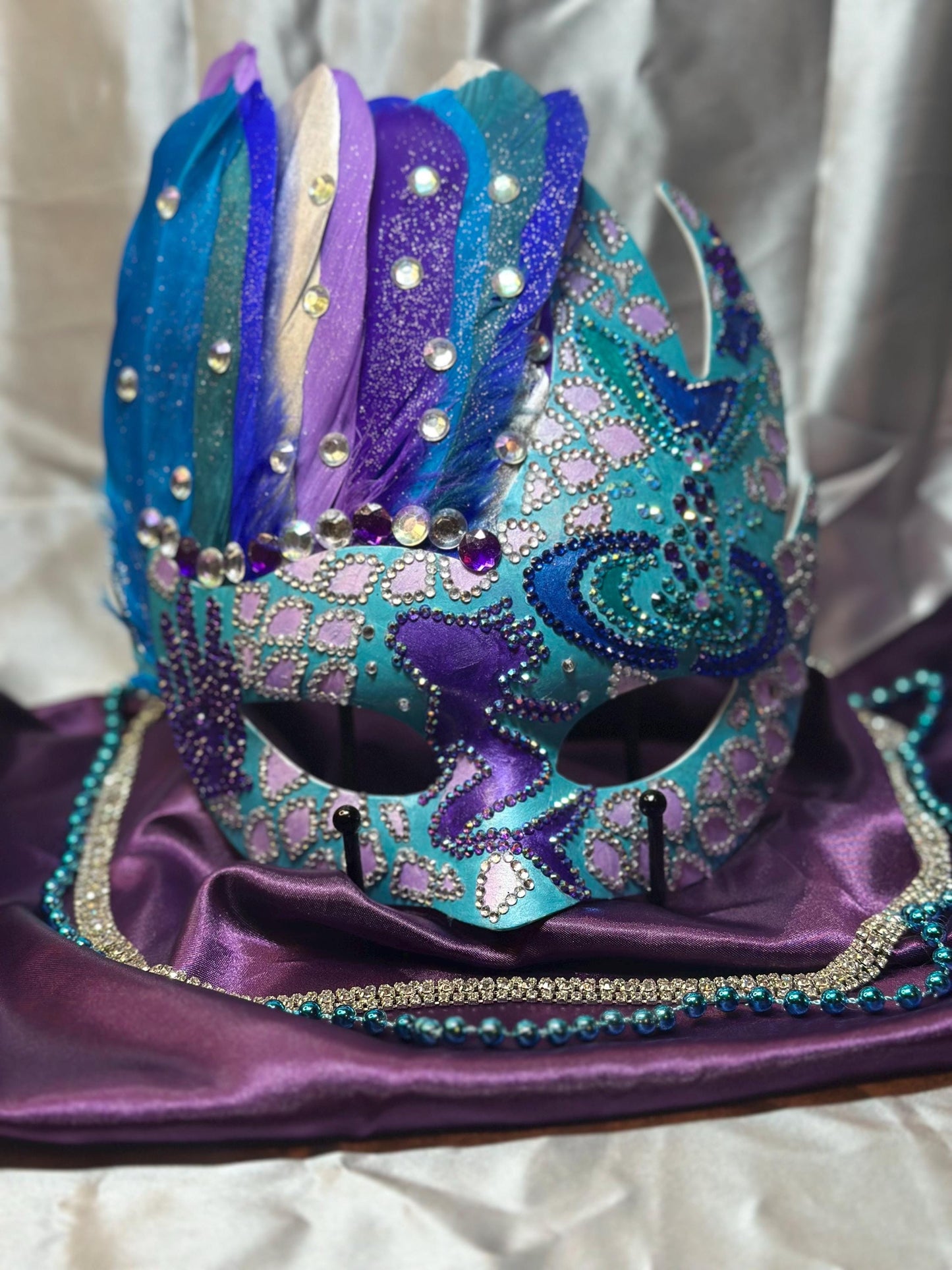 Feathered mask: Mermaid's Cove
