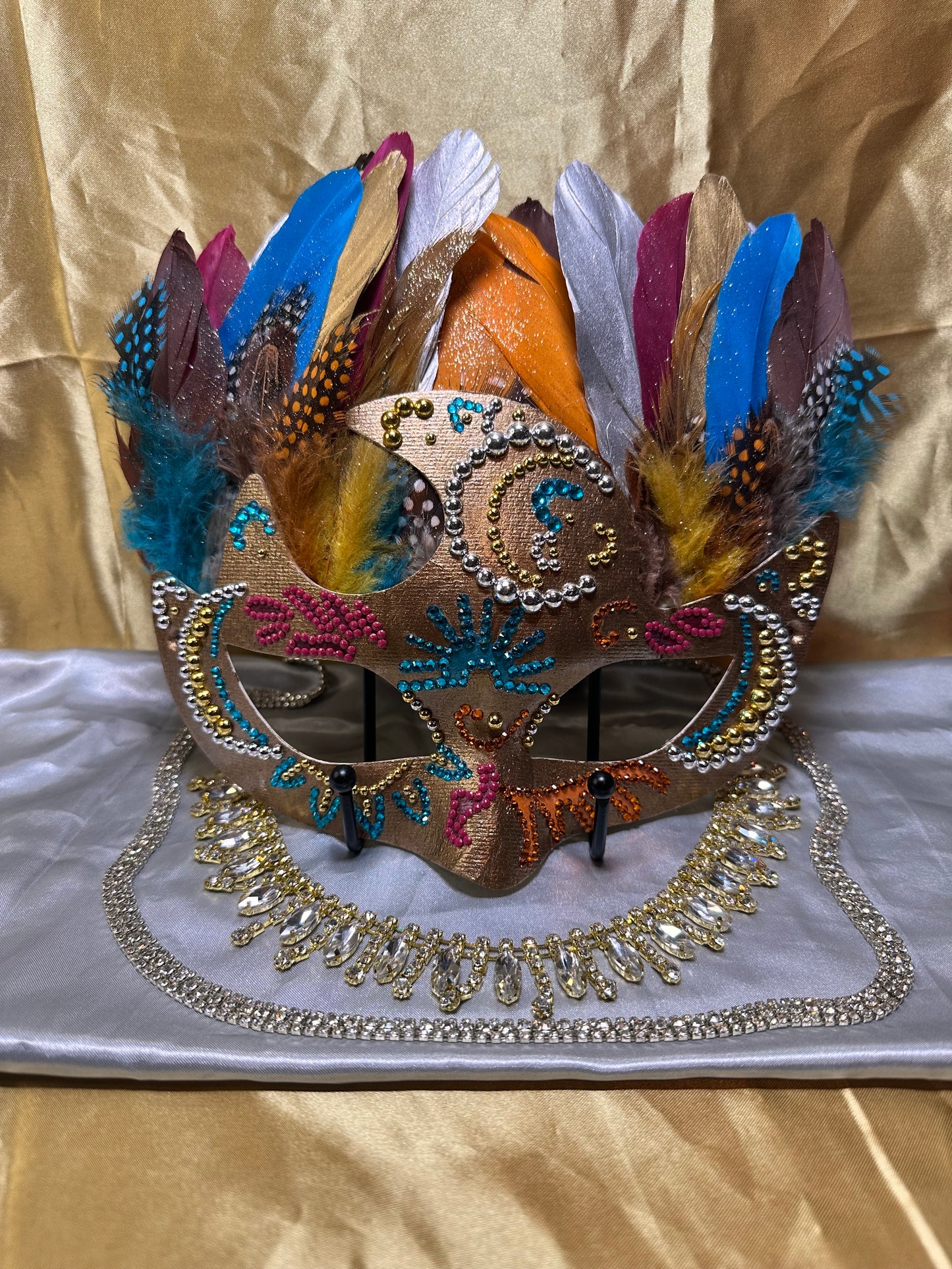 Feathered Mask: Bohemian Goddess