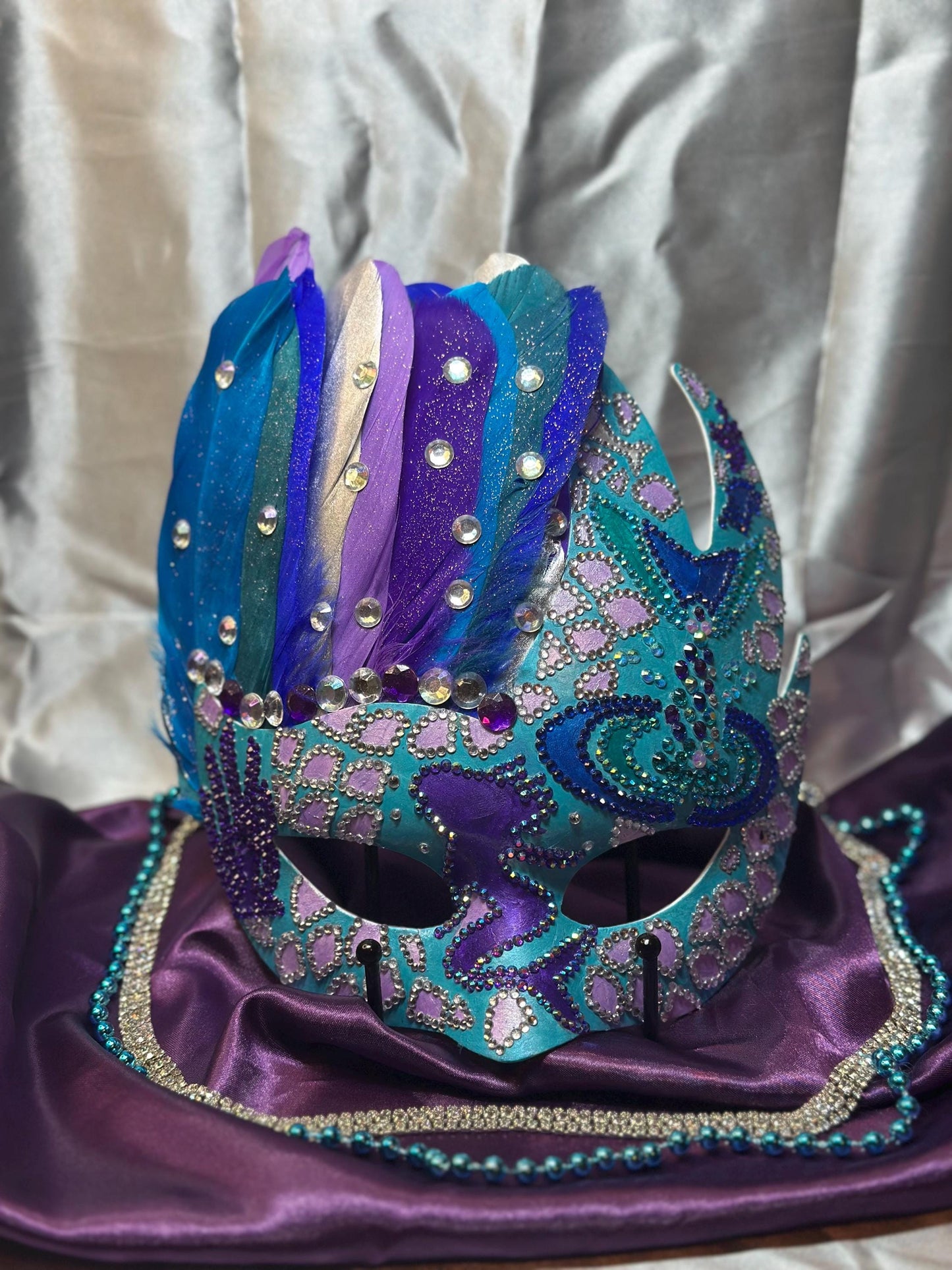 Feathered mask: Mermaid's Cove