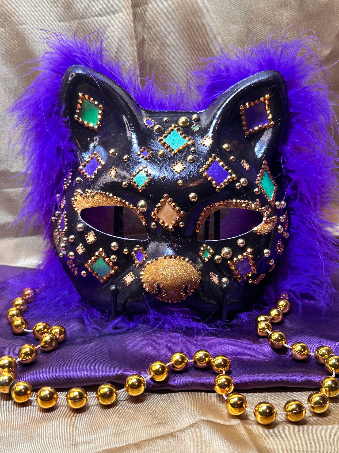 Mardi Gras Mask: Mardi Gras Meow