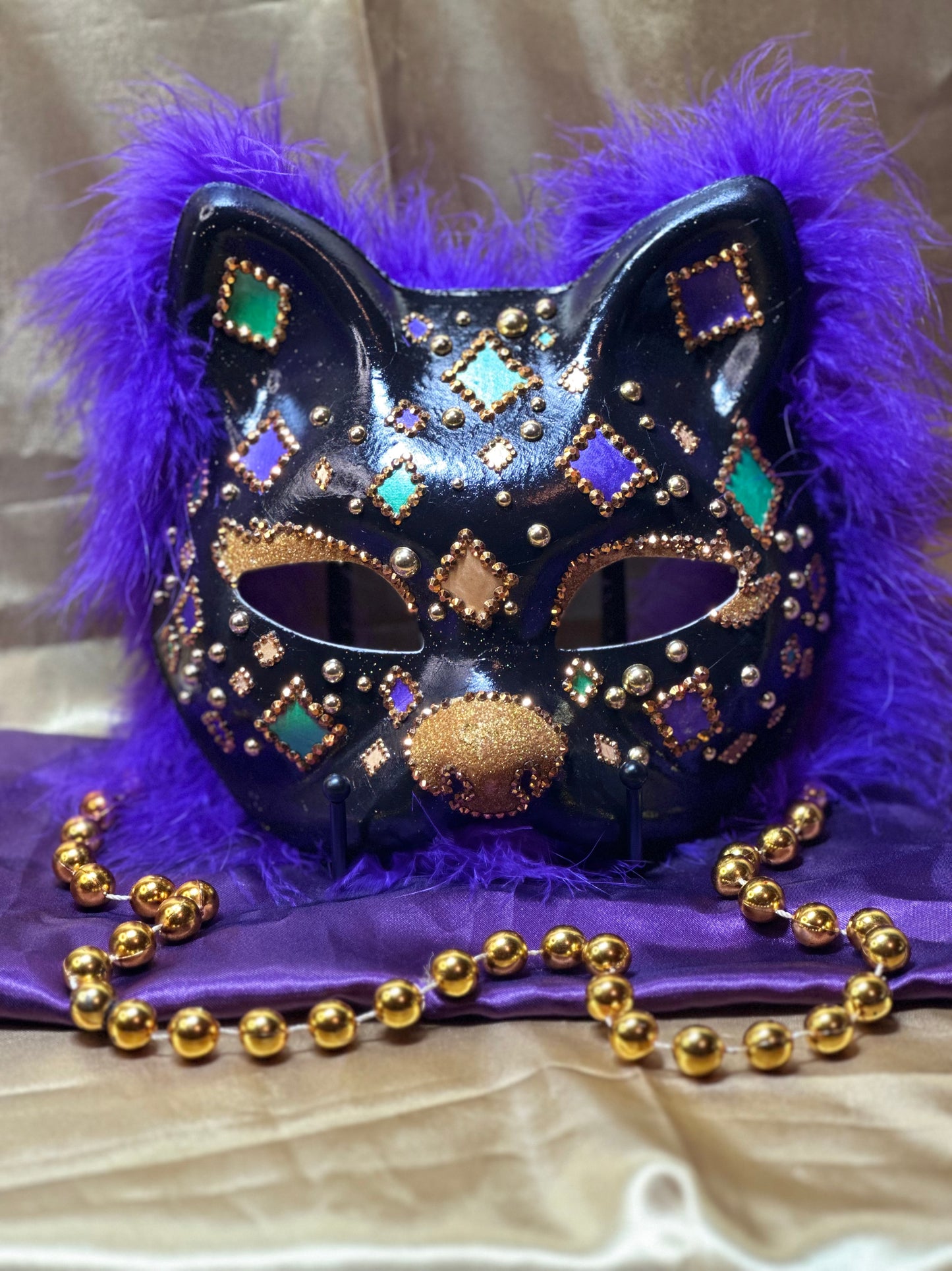 Mardi Gras Mask: Mardi Gras Meow