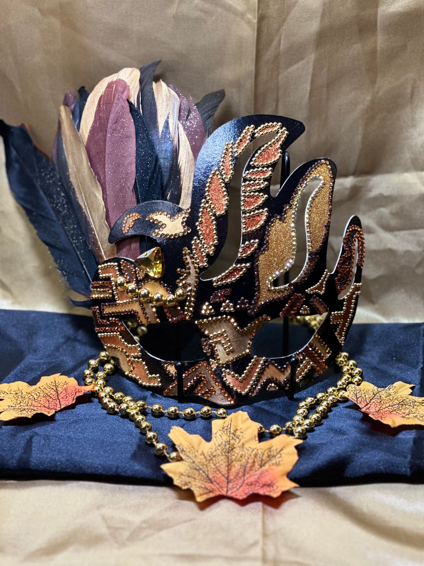Feathered mask: Pocahontas