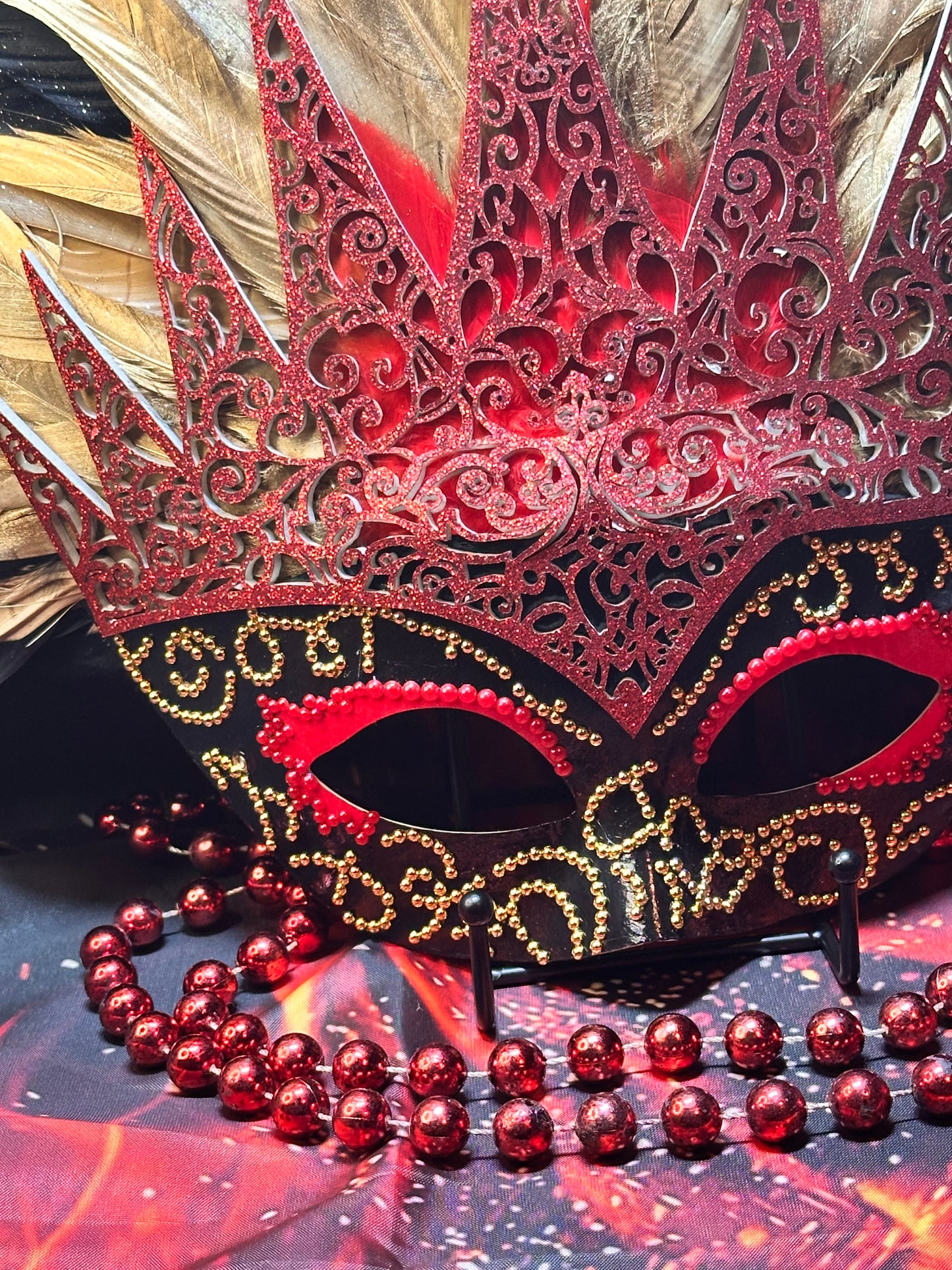 Vegas-style masquerade mask: The Tenth Circle