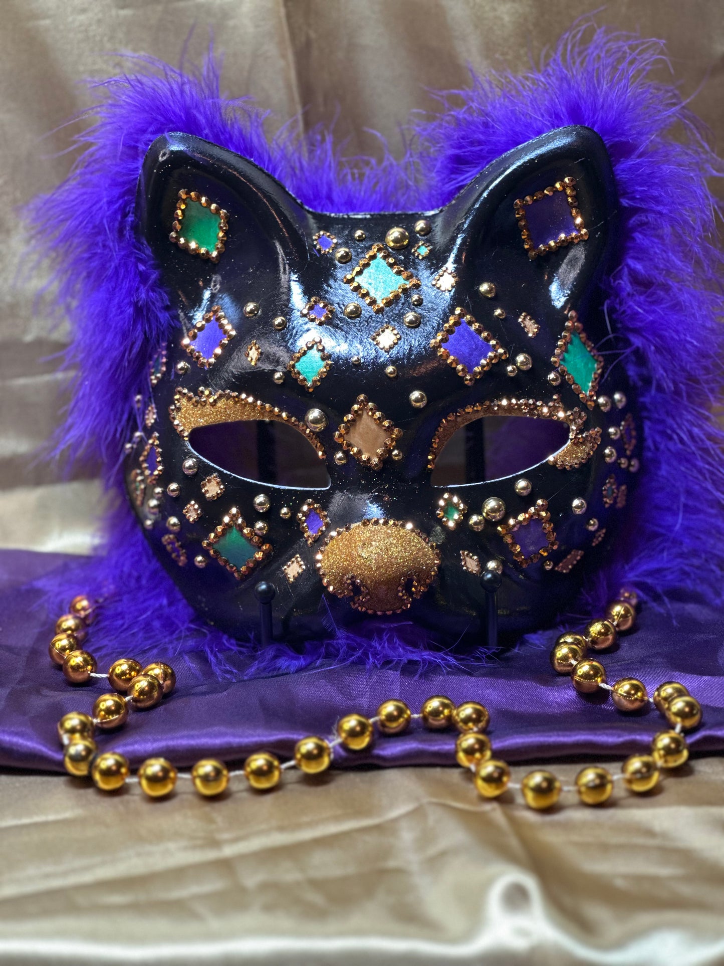 Mardi Gras Mask: Mardi Gras Meow