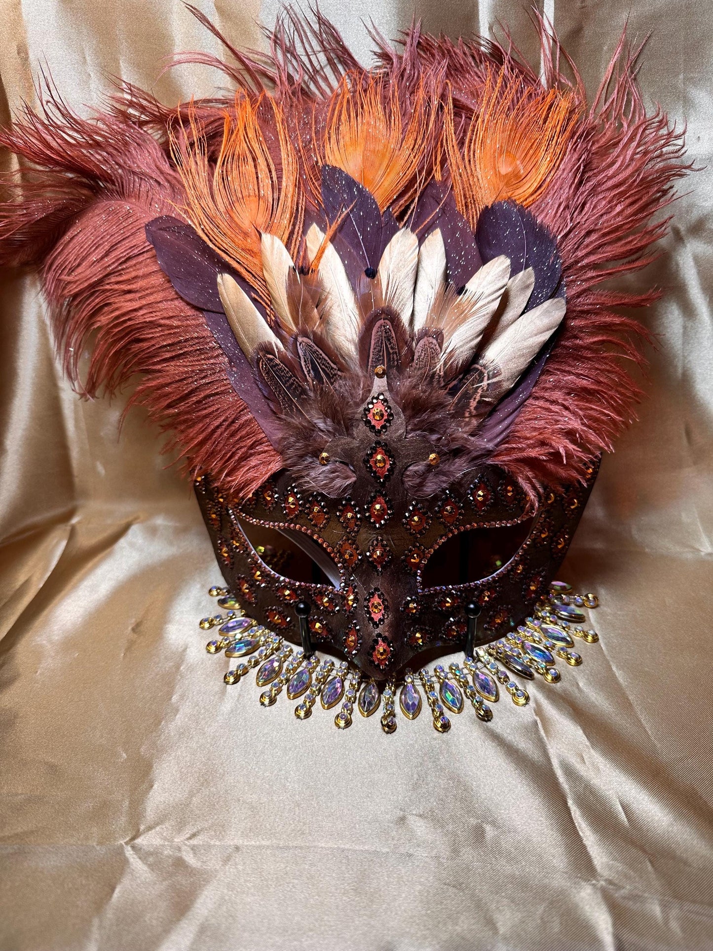 Feathered Earthen Goddess Mask