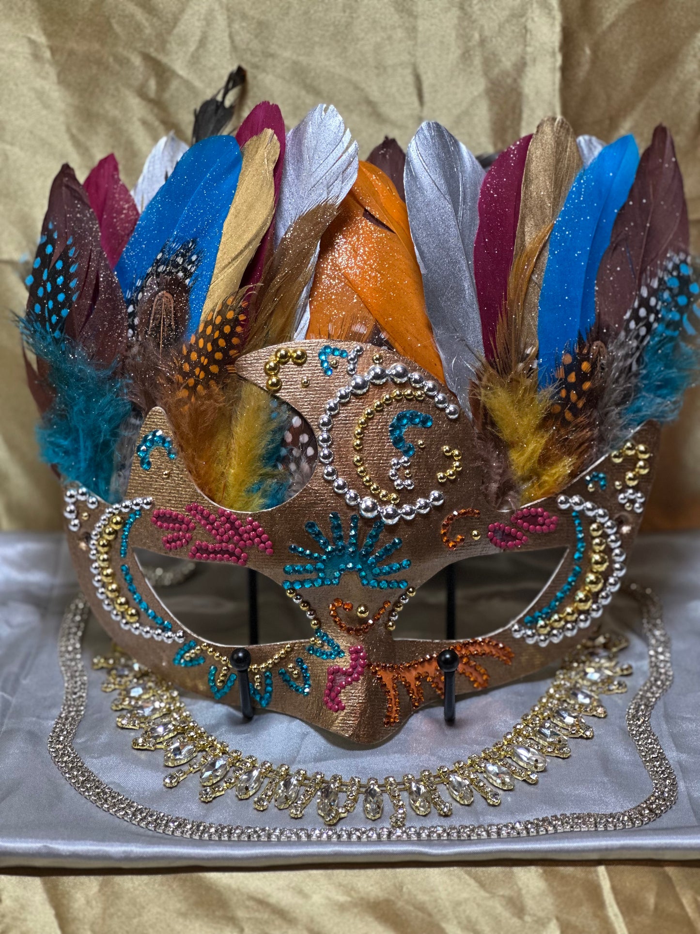 Feathered Mask: Bohemian Goddess