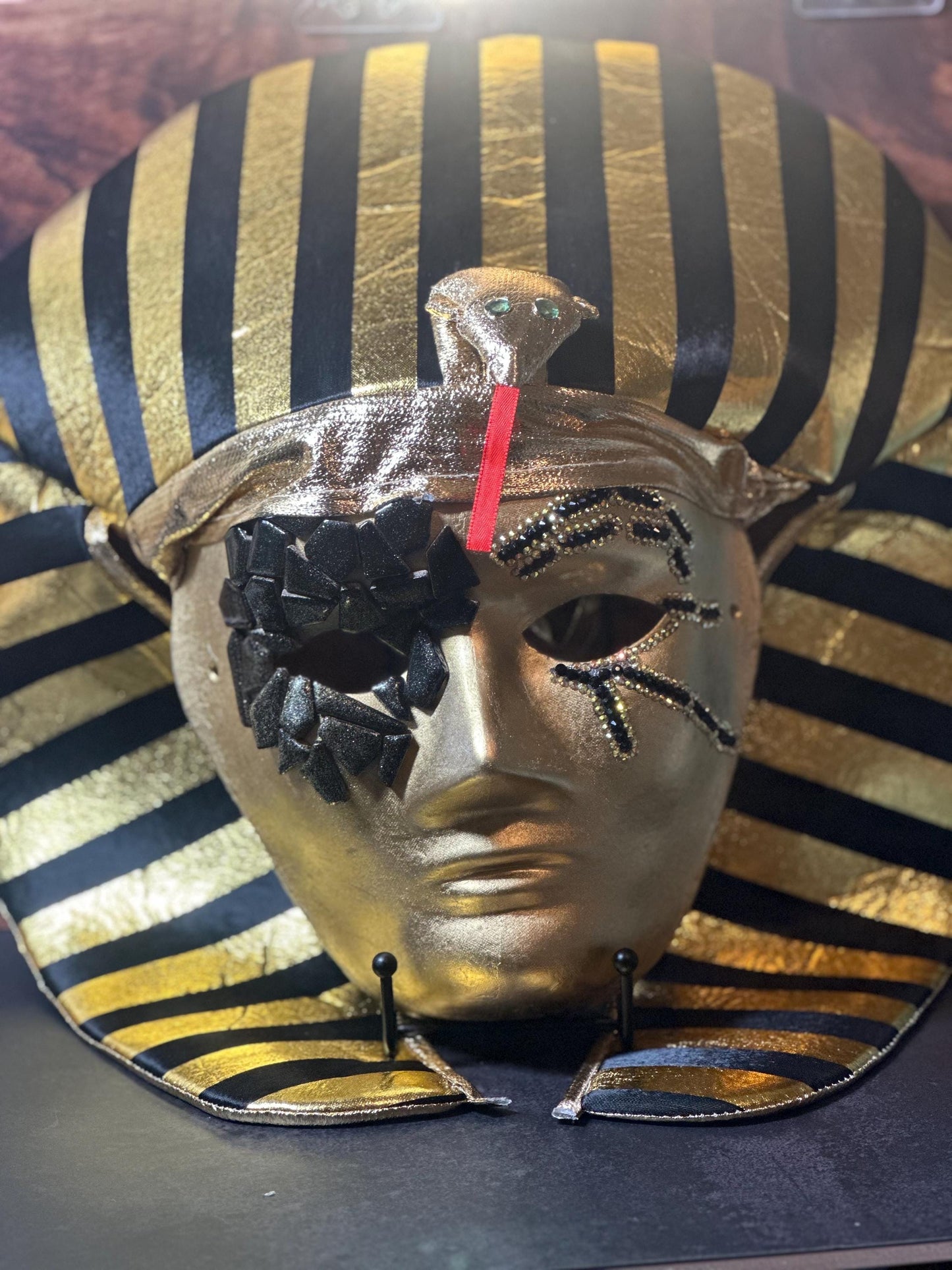 Rameses Mask with Hat Topper Option