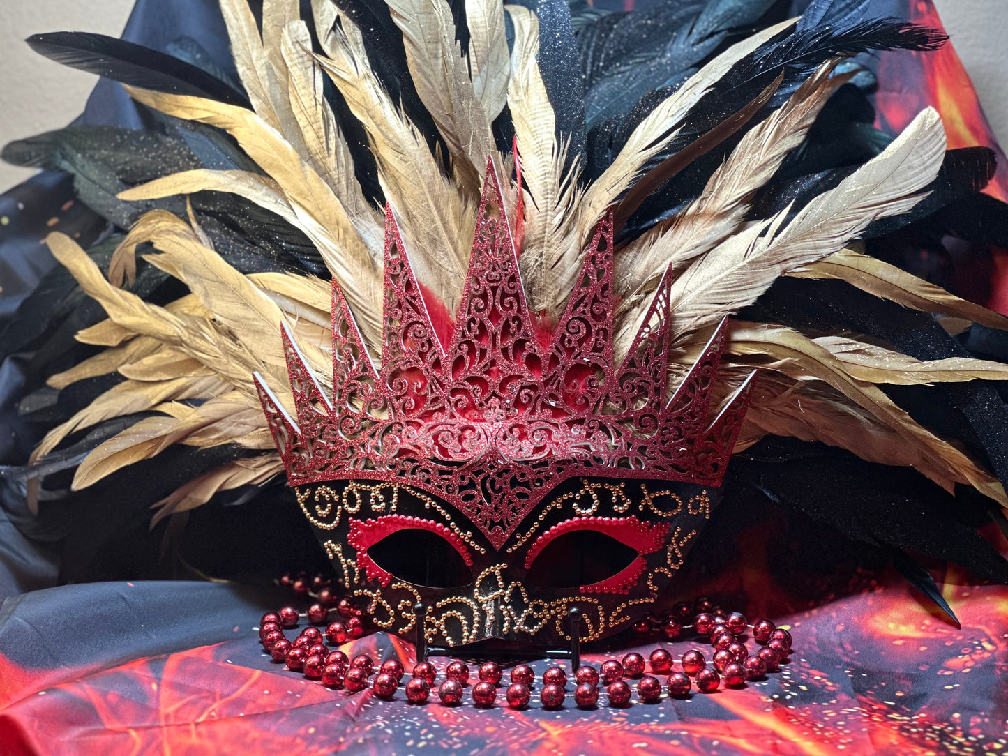 Vegas-style masquerade mask: The Tenth Circle