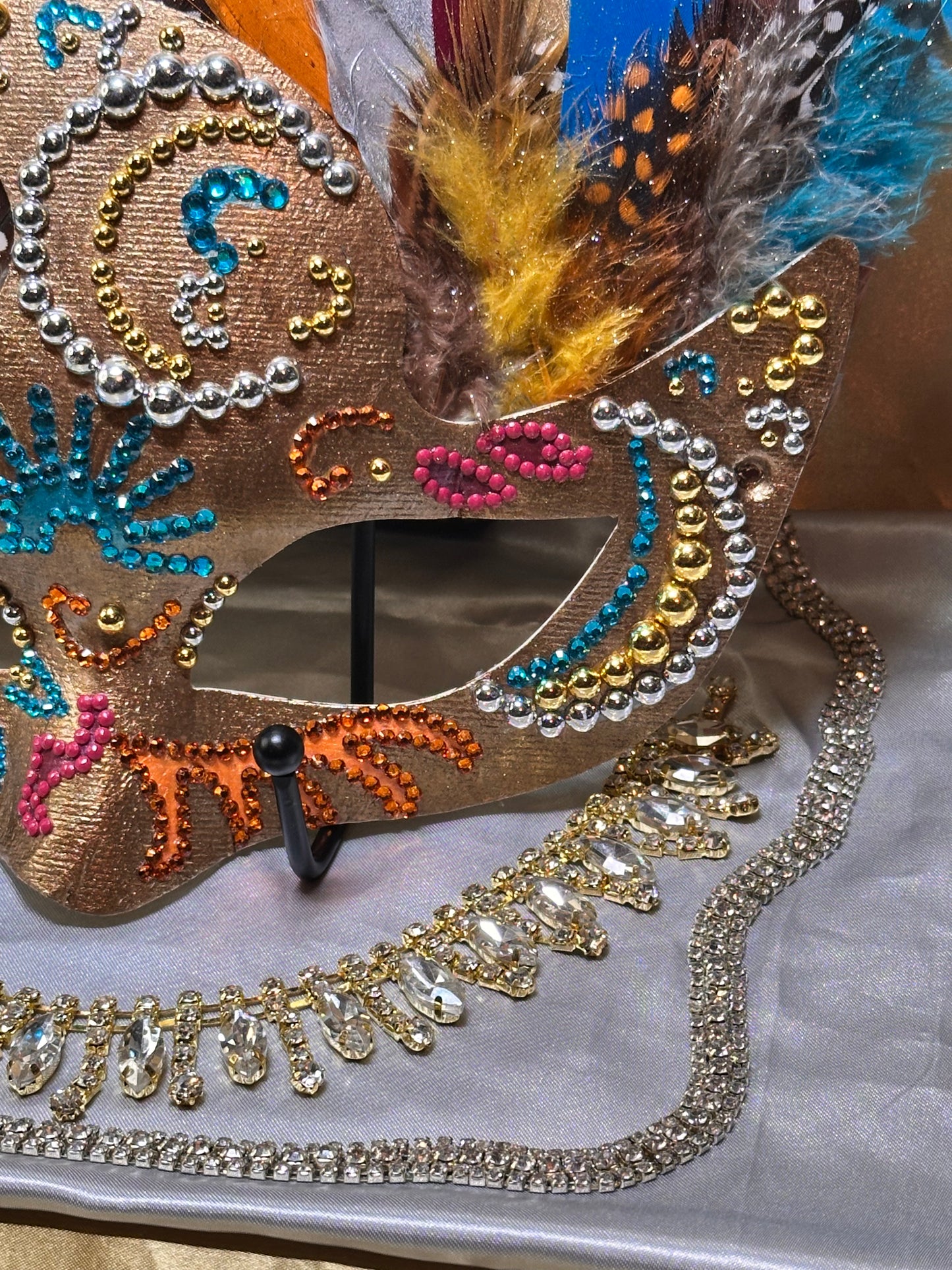 Feathered Mask: Bohemian Goddess
