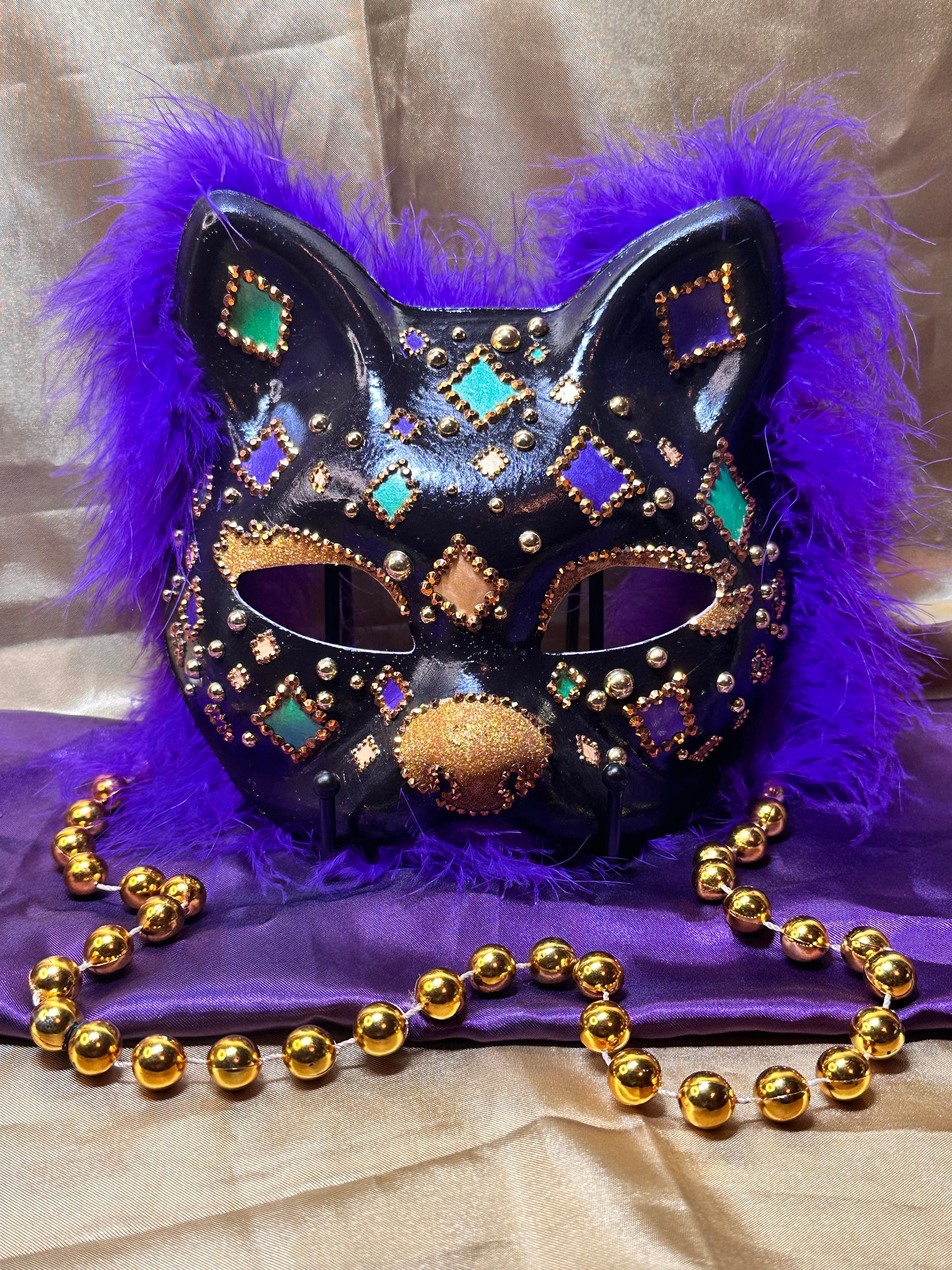 Mardi Gras Mask: Mardi Gras Meow