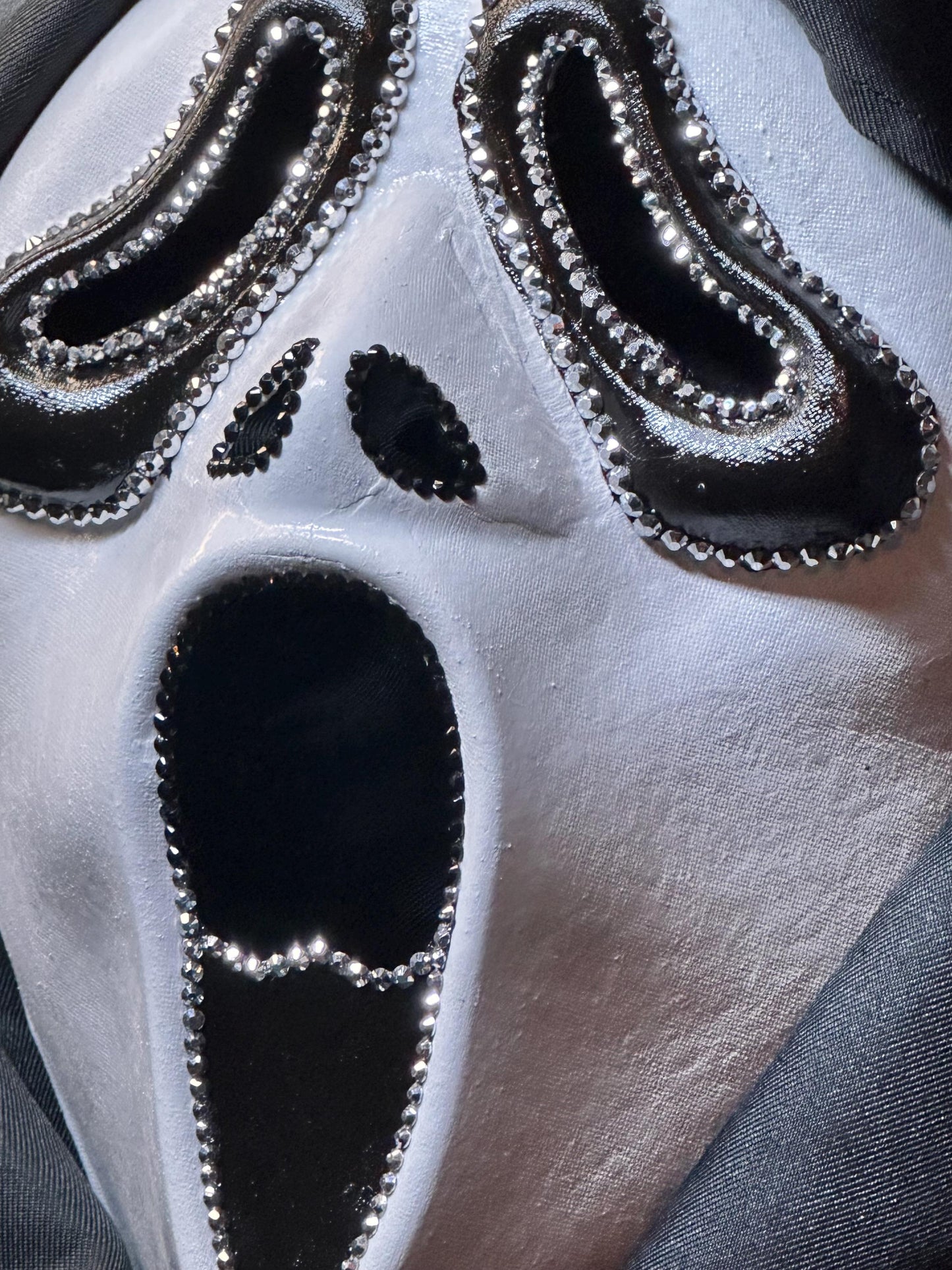 Hooded Scream Mask: Halloween Costume Prop