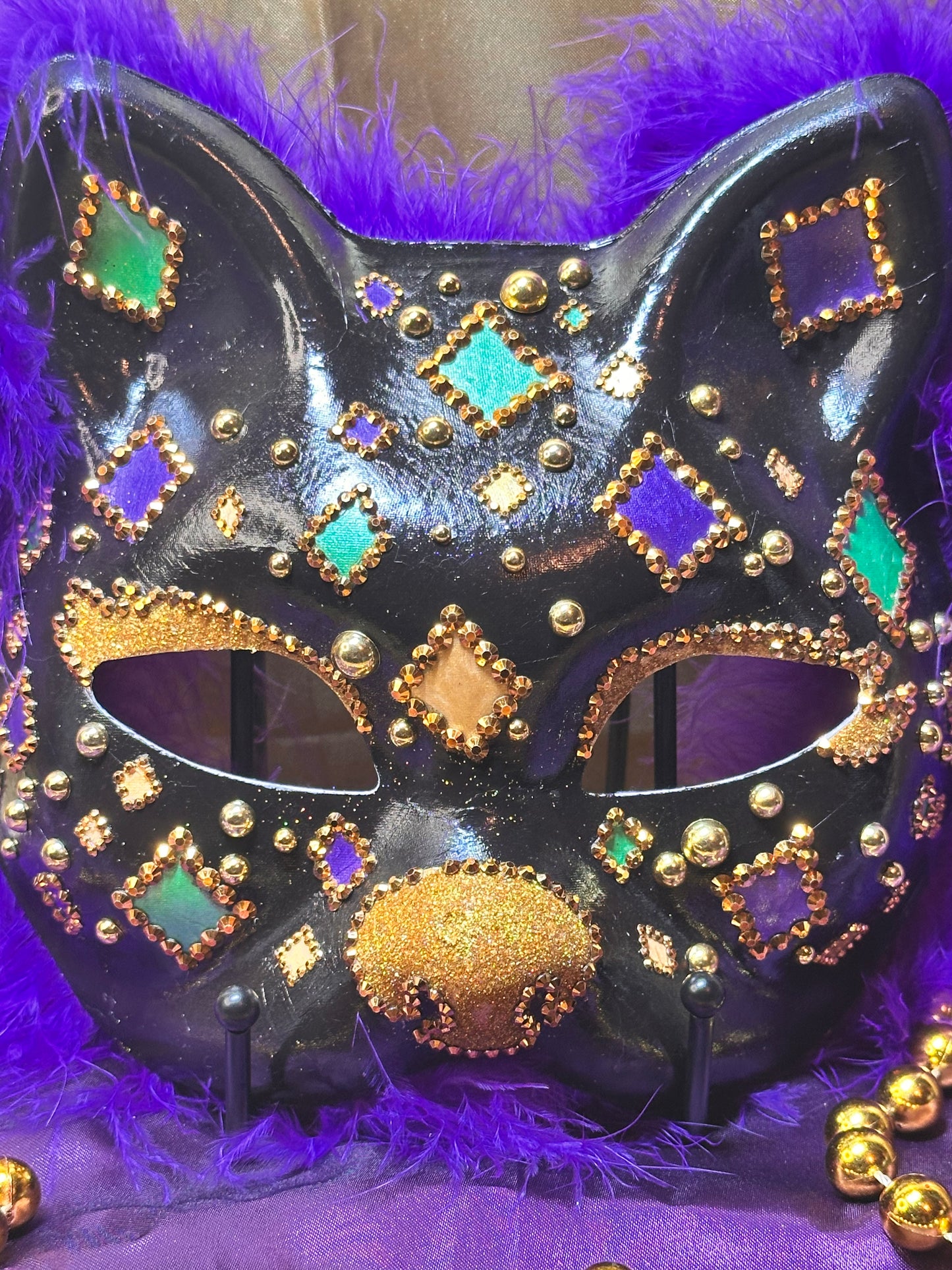 Mardi Gras Mask: Mardi Gras Meow