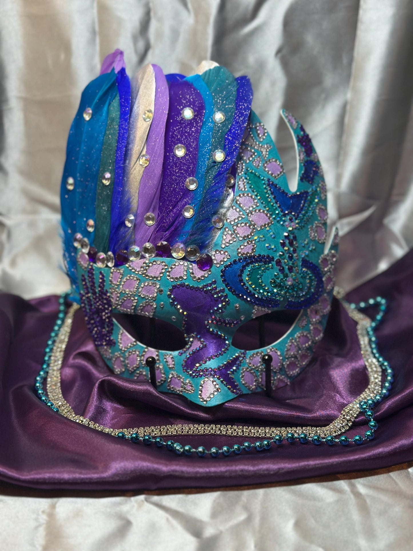 Feathered mask: Mermaid's Cove
