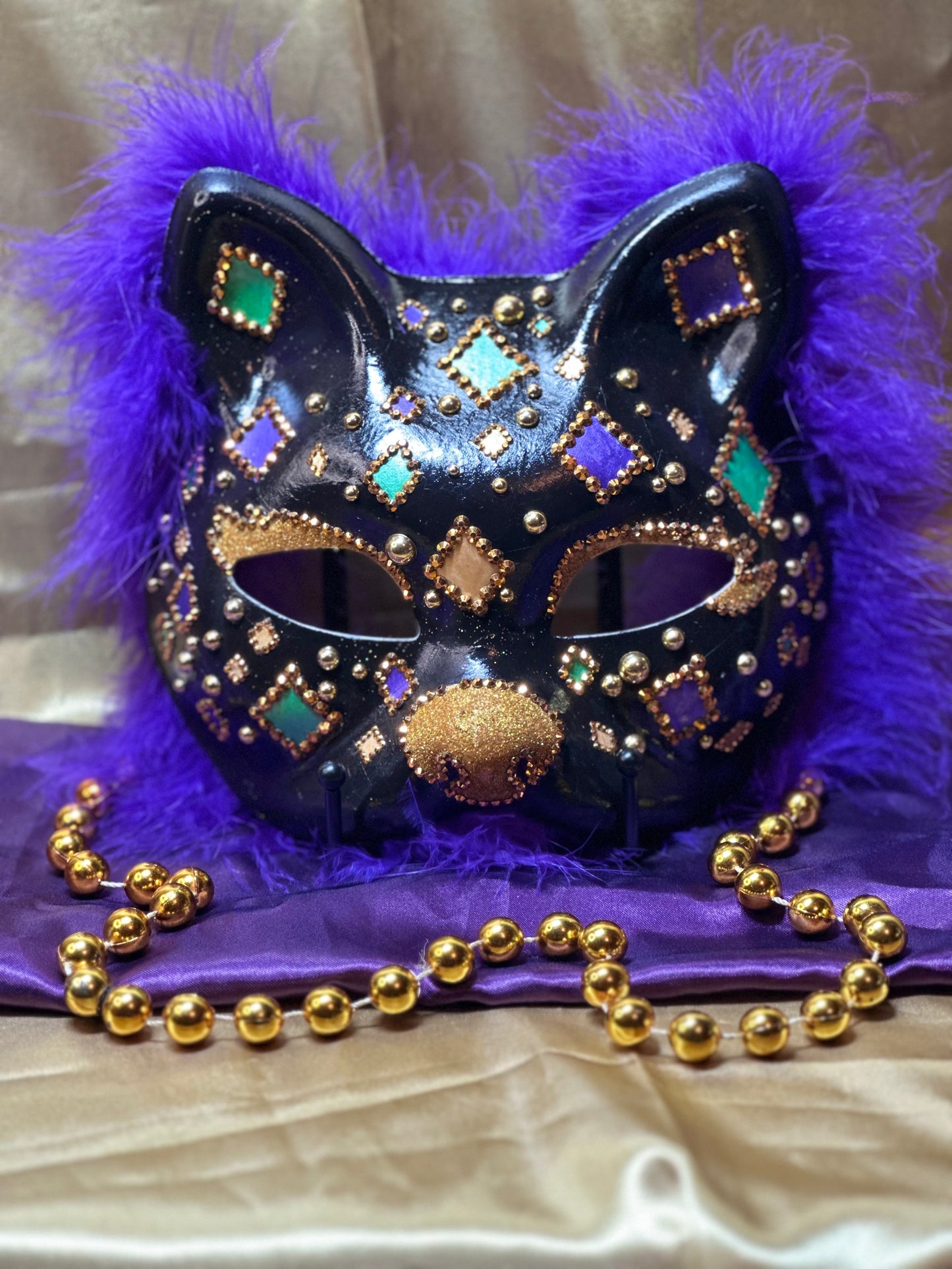 Mardi Gras Mask: Mardi Gras Meow