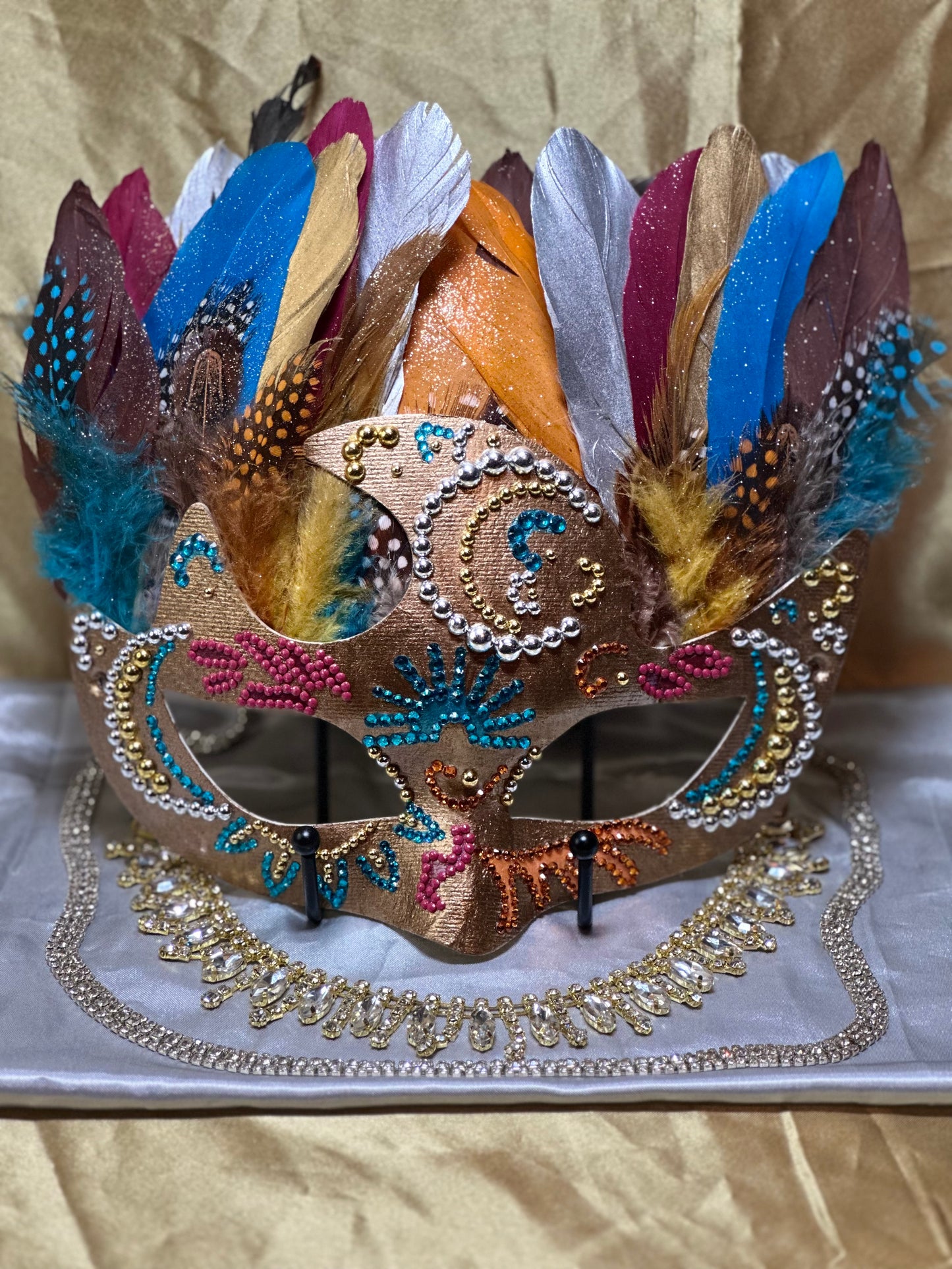 Feathered Mask: Bohemian Goddess