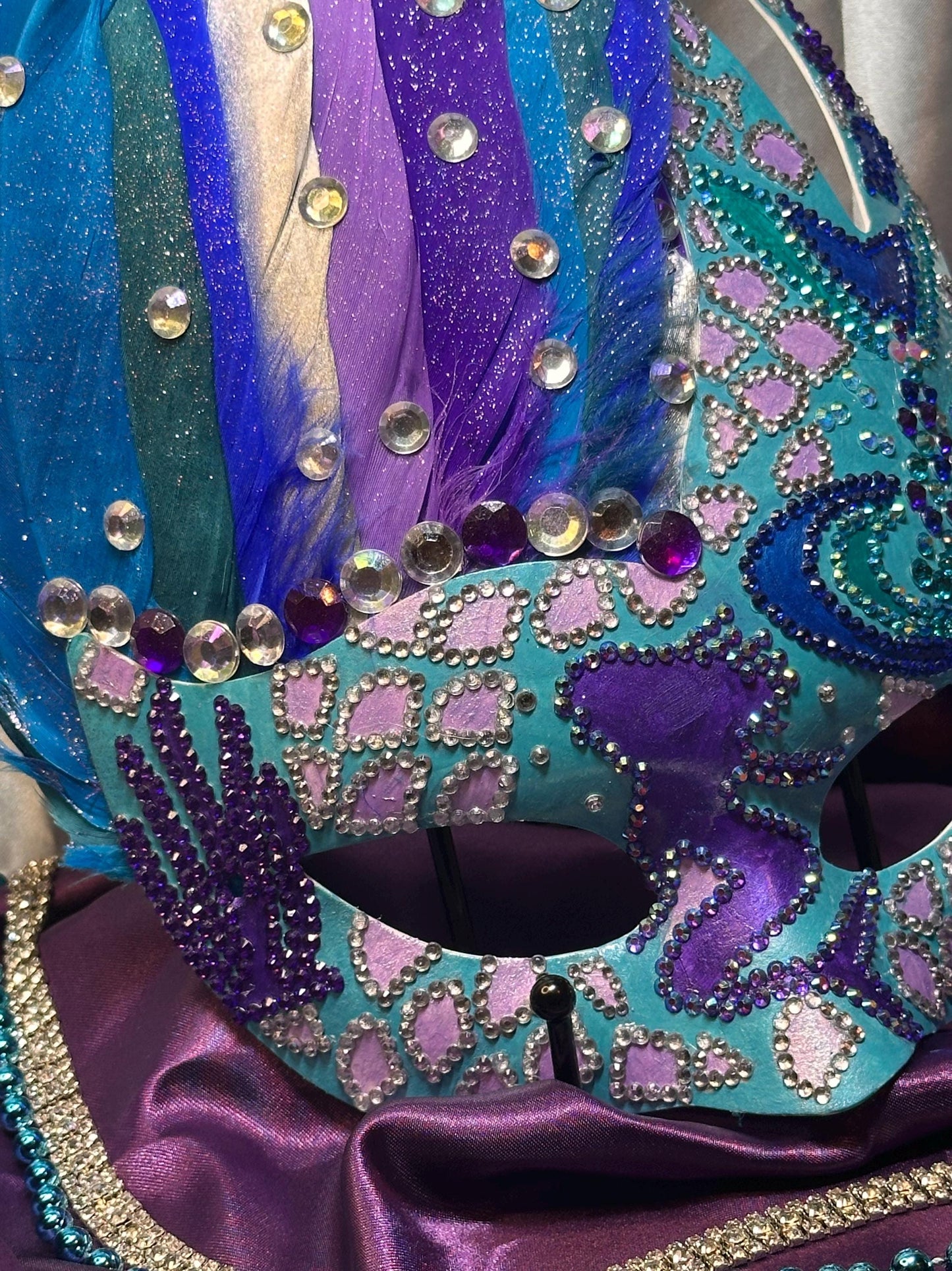 Feathered mask: Mermaid's Cove