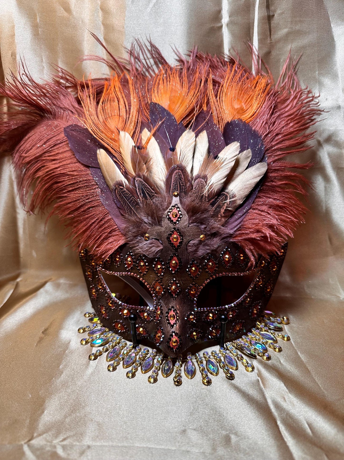 Feathered Earthen Goddess Mask