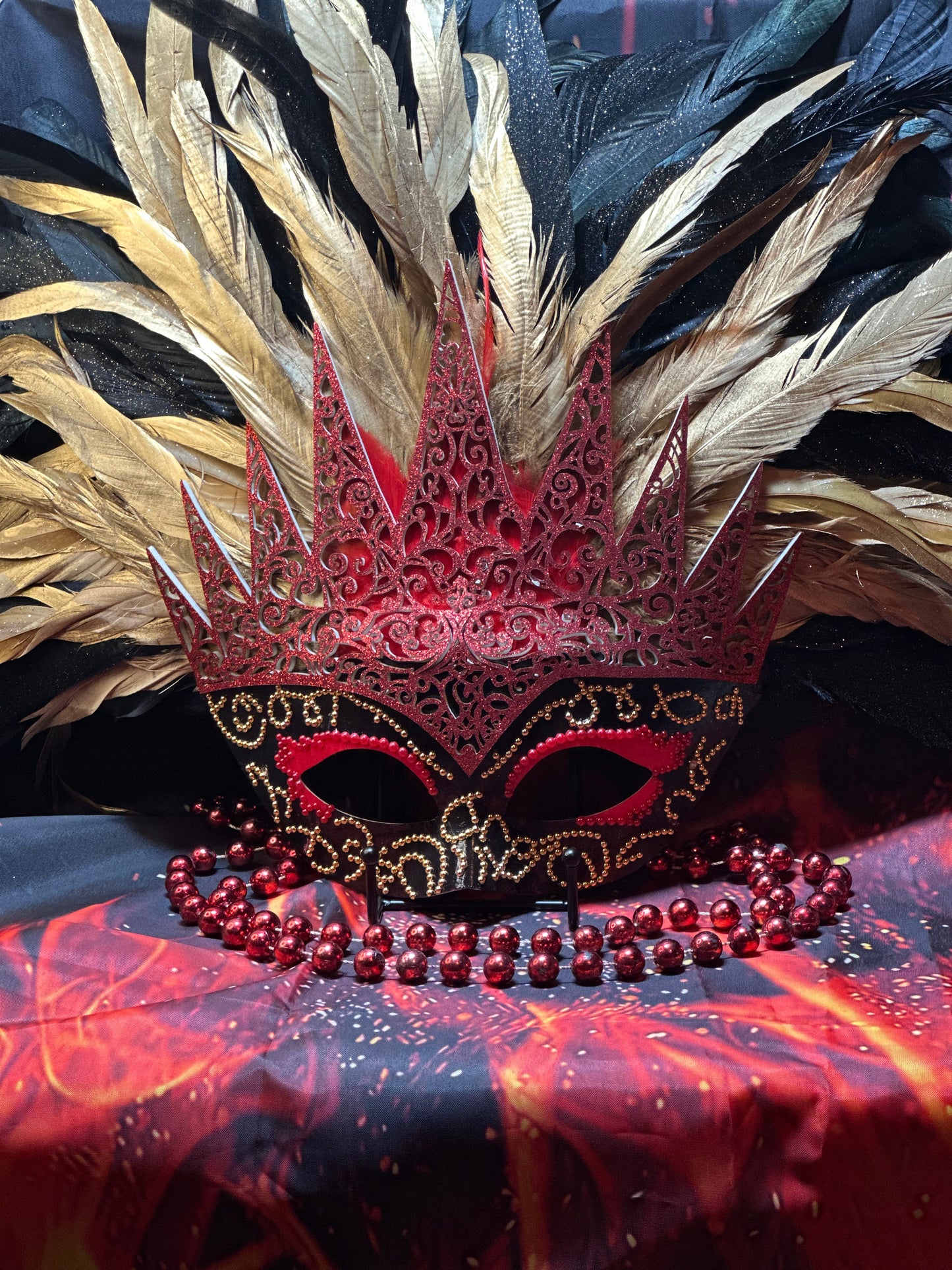 Vegas-style masquerade mask: The Tenth Circle