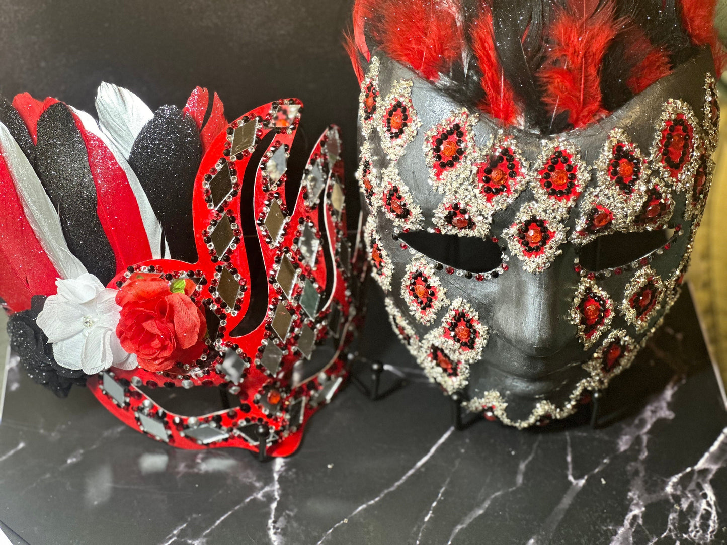 The king and queen of diamonds