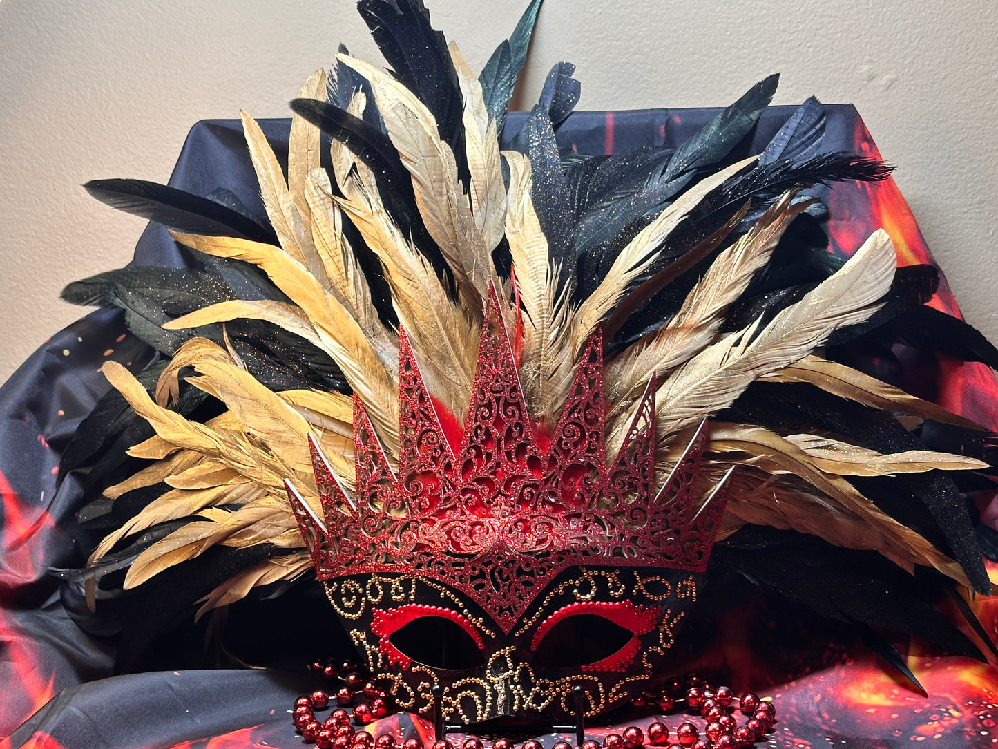 Vegas-style masquerade mask: The Tenth Circle