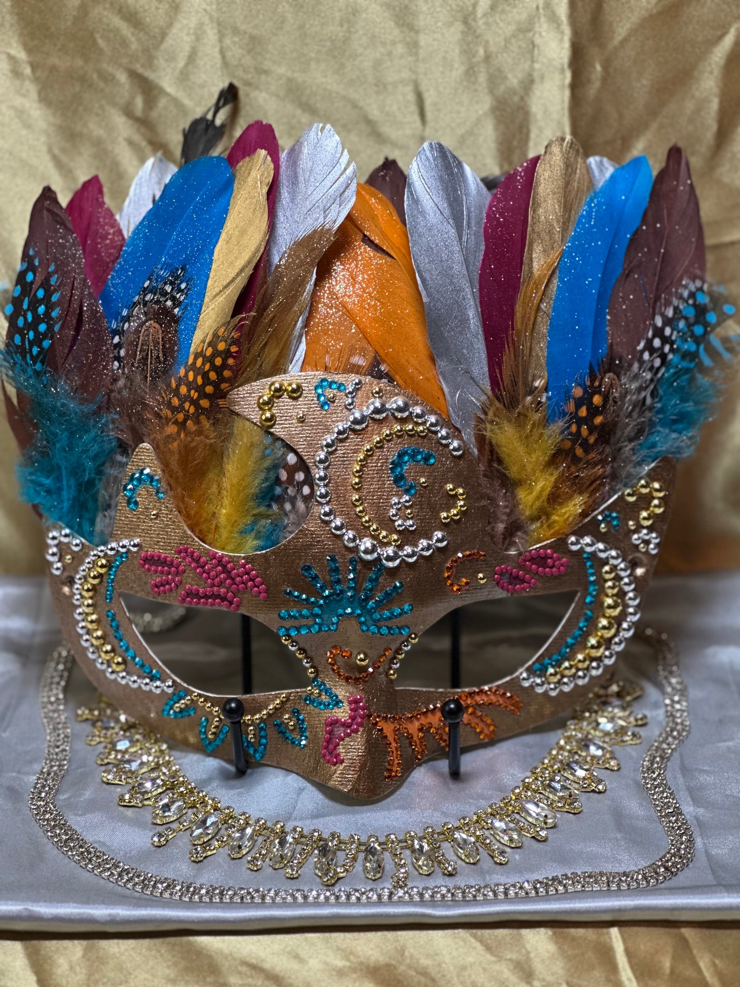 Feathered Mask: Bohemian Goddess