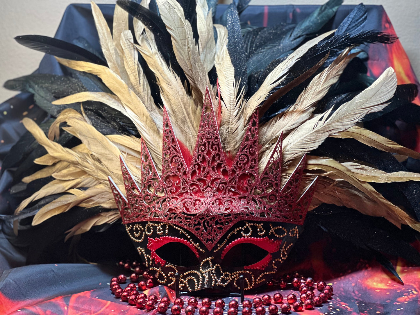 Vegas-style masquerade mask: The Tenth Circle