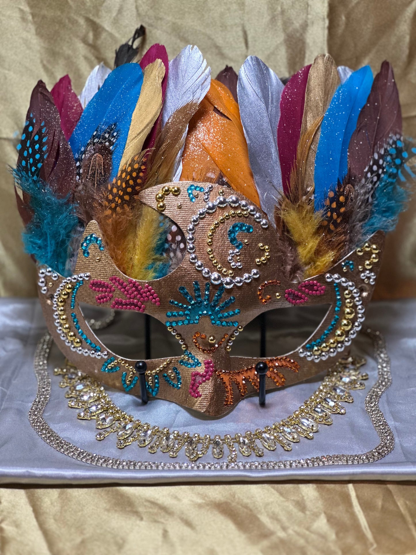 Feathered Mask: Bohemian Goddess