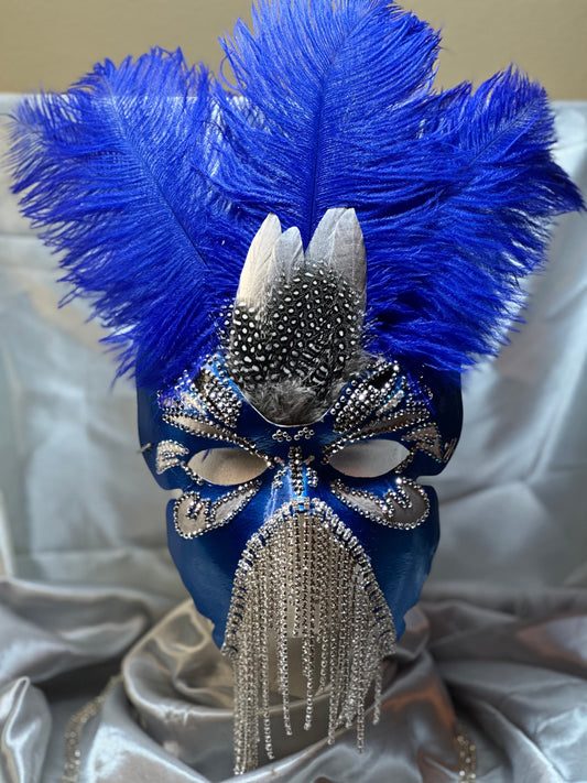 Masquerade mask: Blue Divine