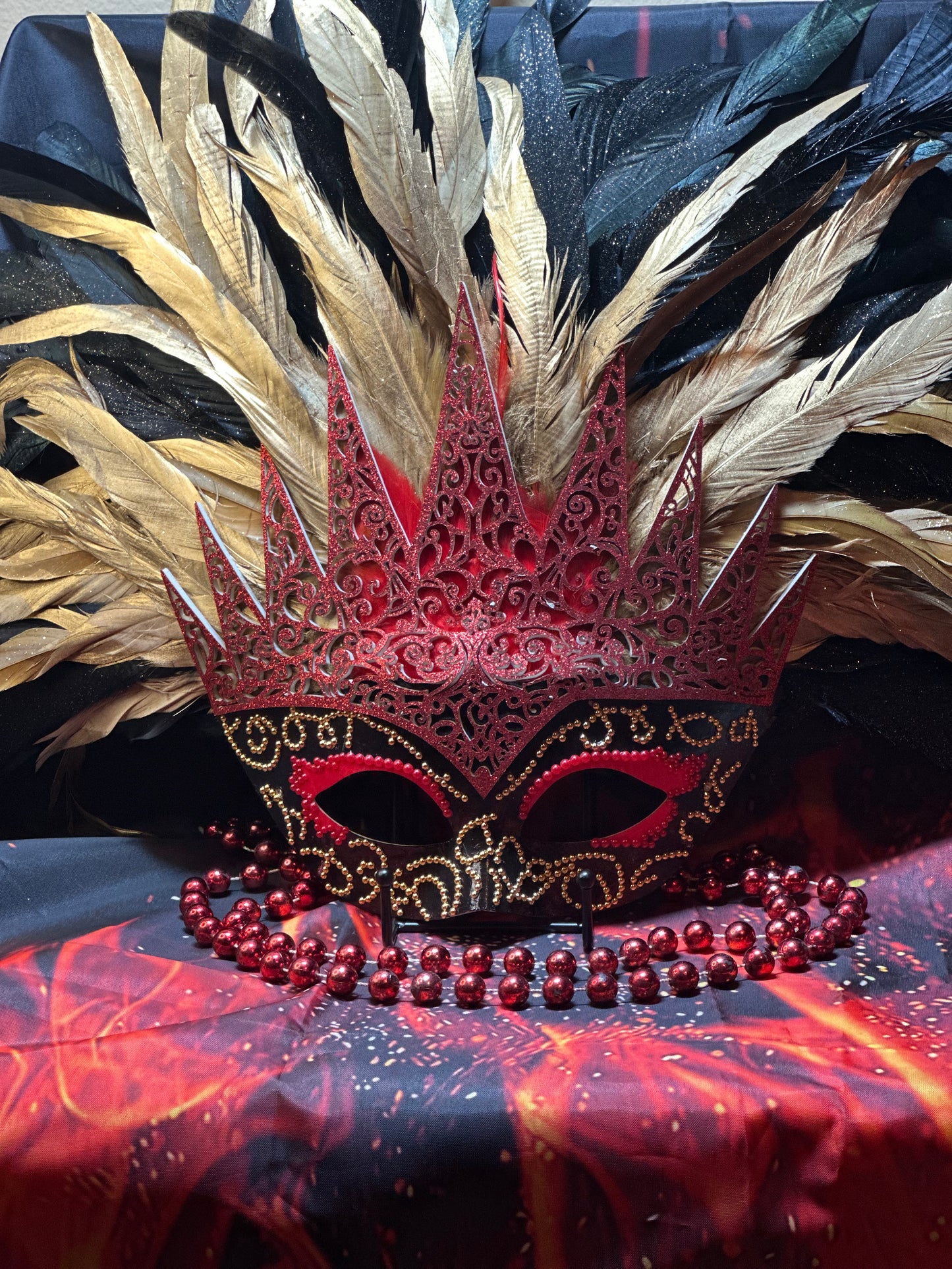 Vegas-style masquerade mask: The Tenth Circle