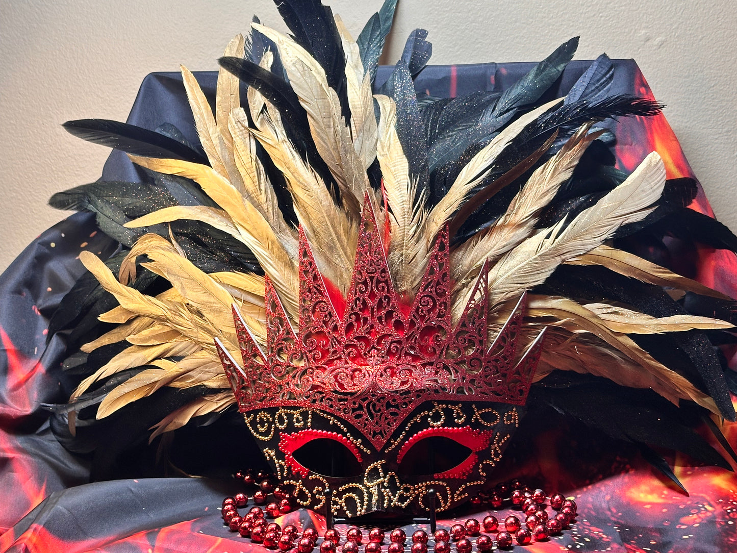 Vegas-style masquerade mask: The Tenth Circle