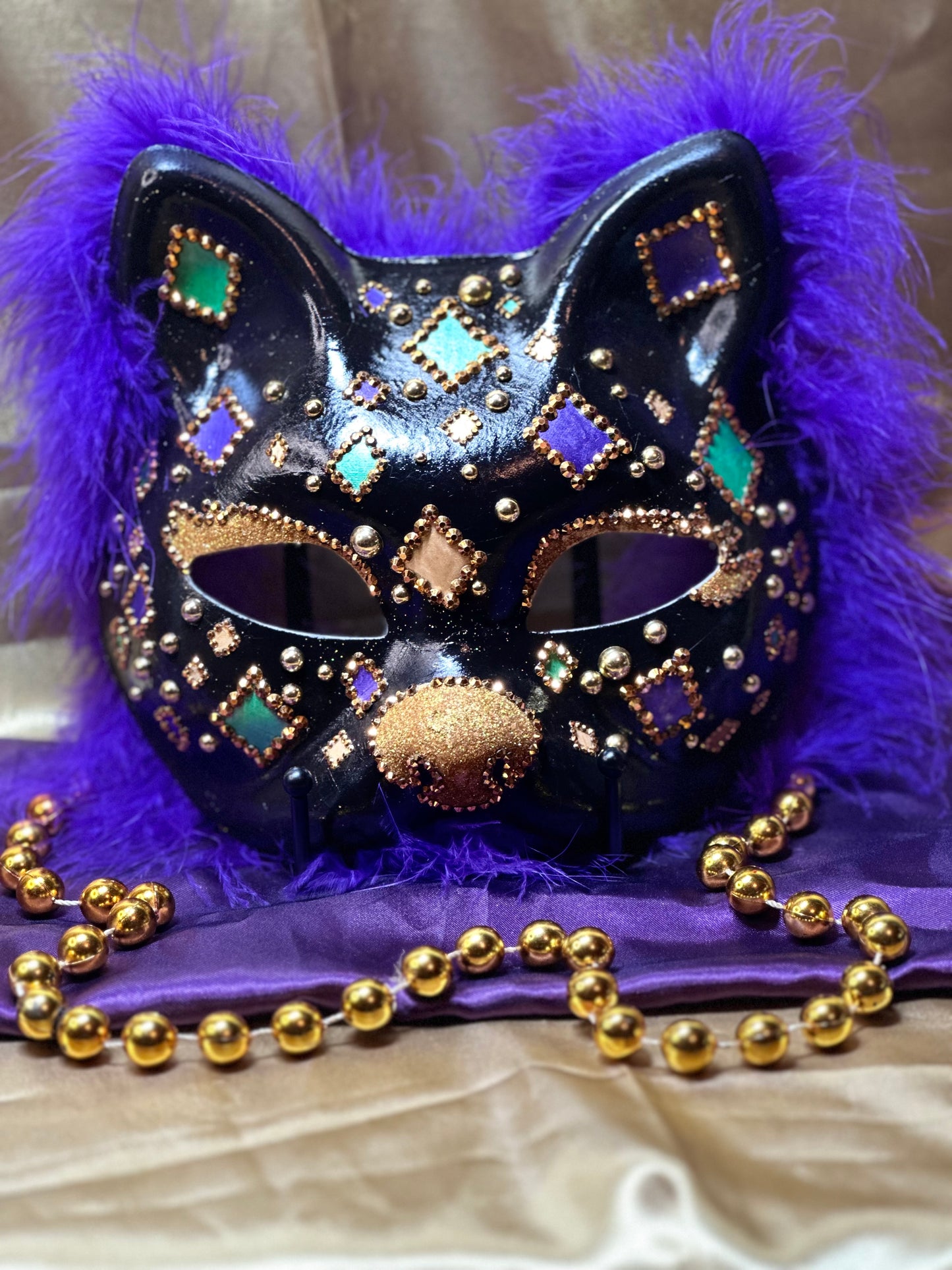 Mardi Gras Mask: Mardi Gras Meow