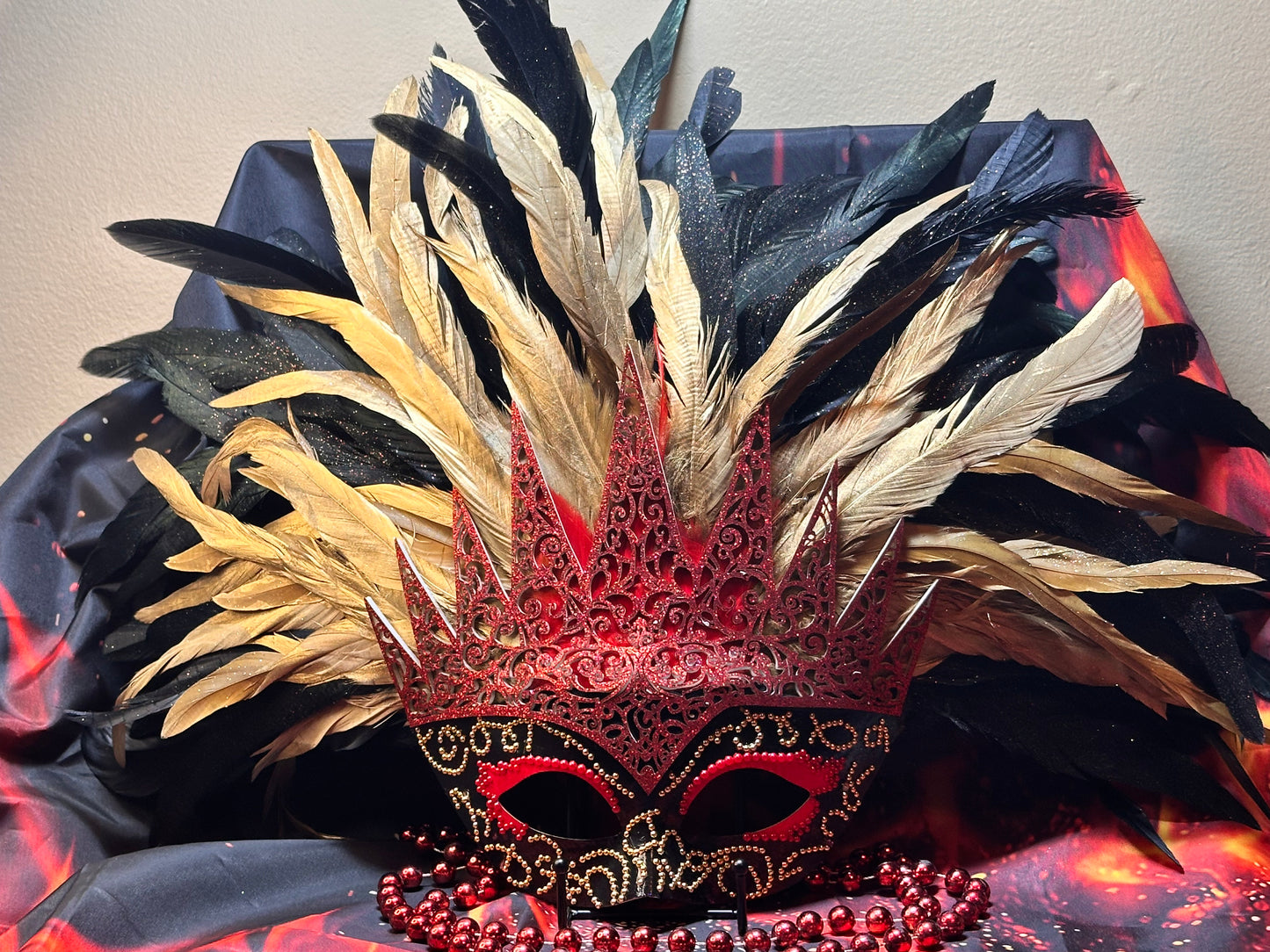Vegas-style masquerade mask: The Tenth Circle