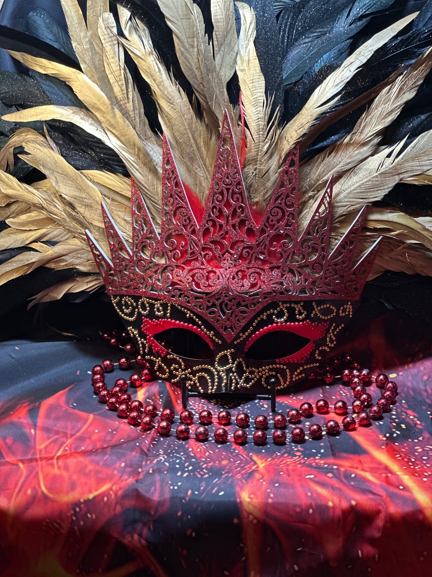 Vegas-style masquerade mask: The Tenth Circle