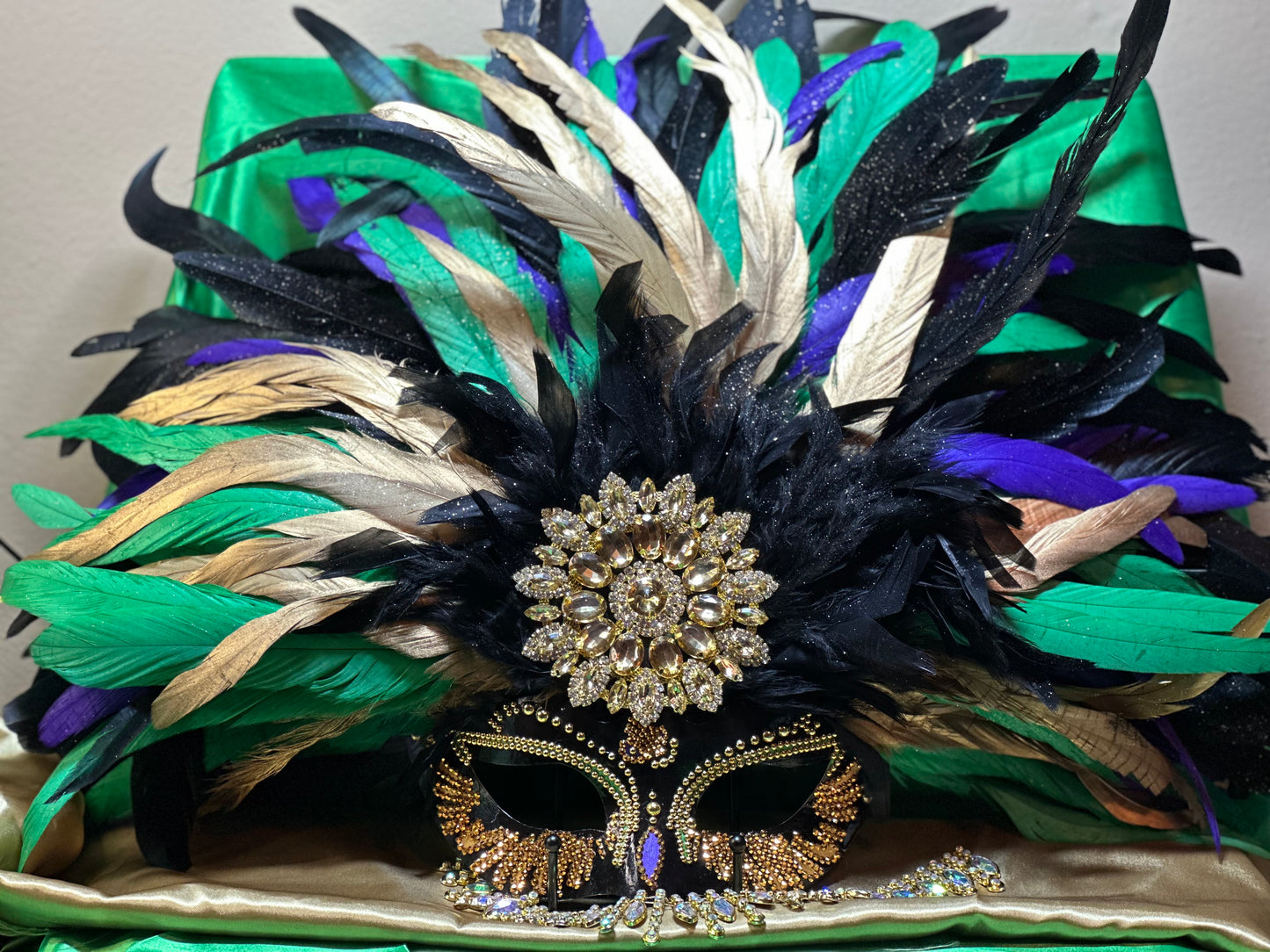 Vegas style masquerade mask: Mardi Gras Glam