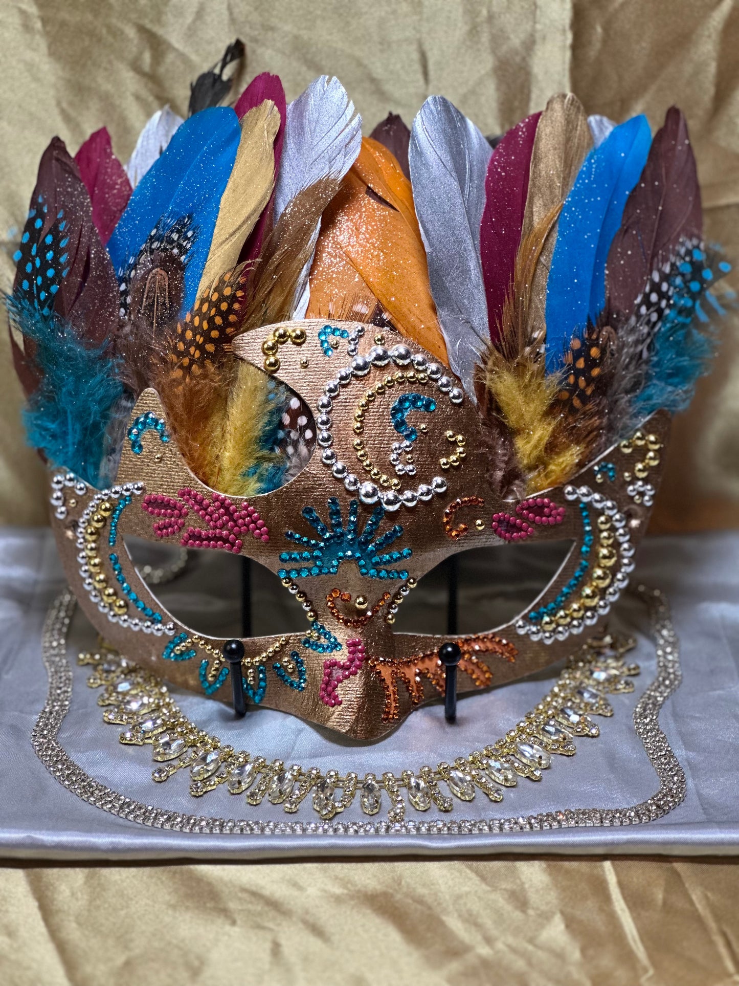 Feathered Mask: Bohemian Goddess