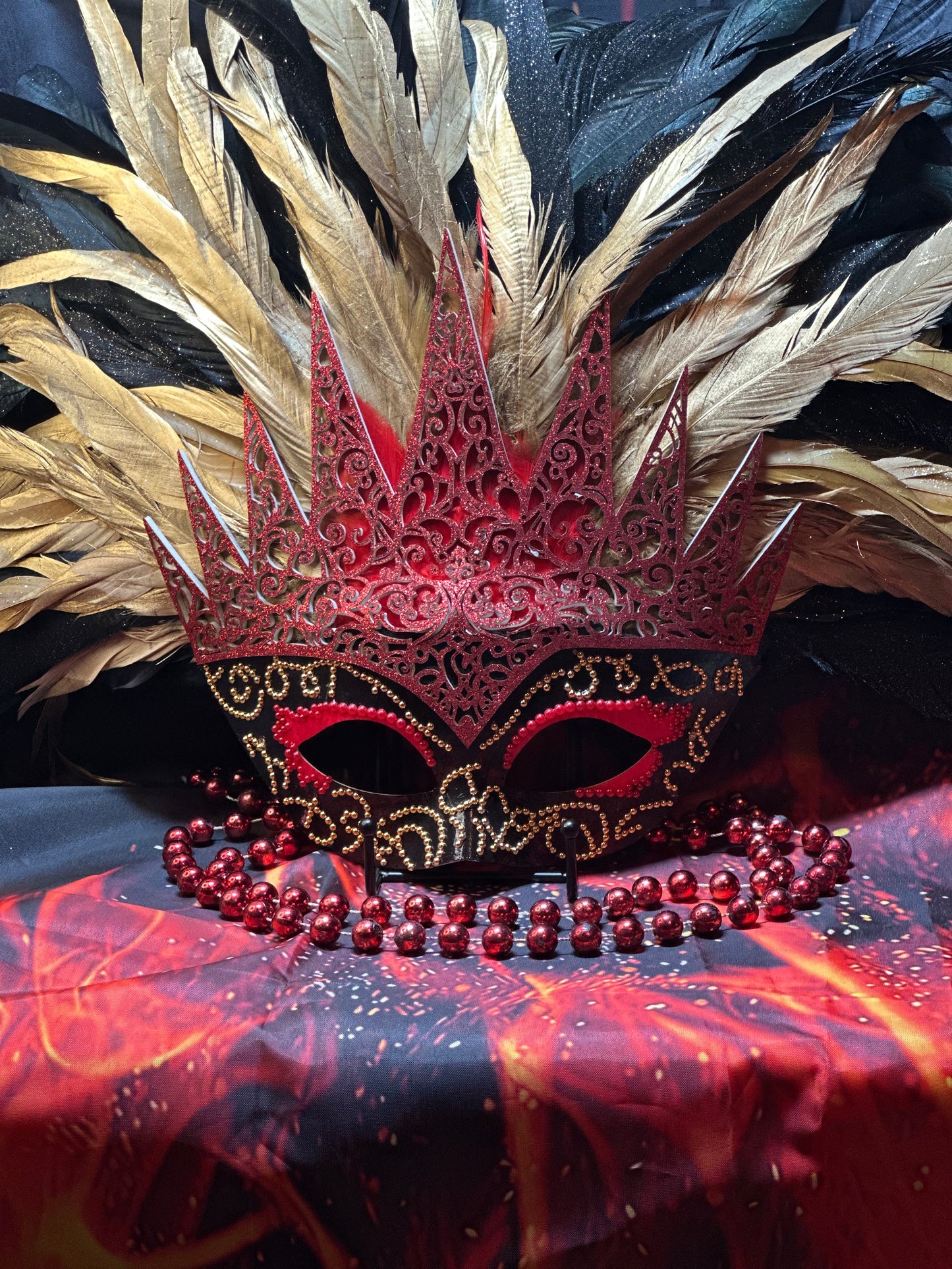 Vegas-style masquerade mask: The Tenth Circle